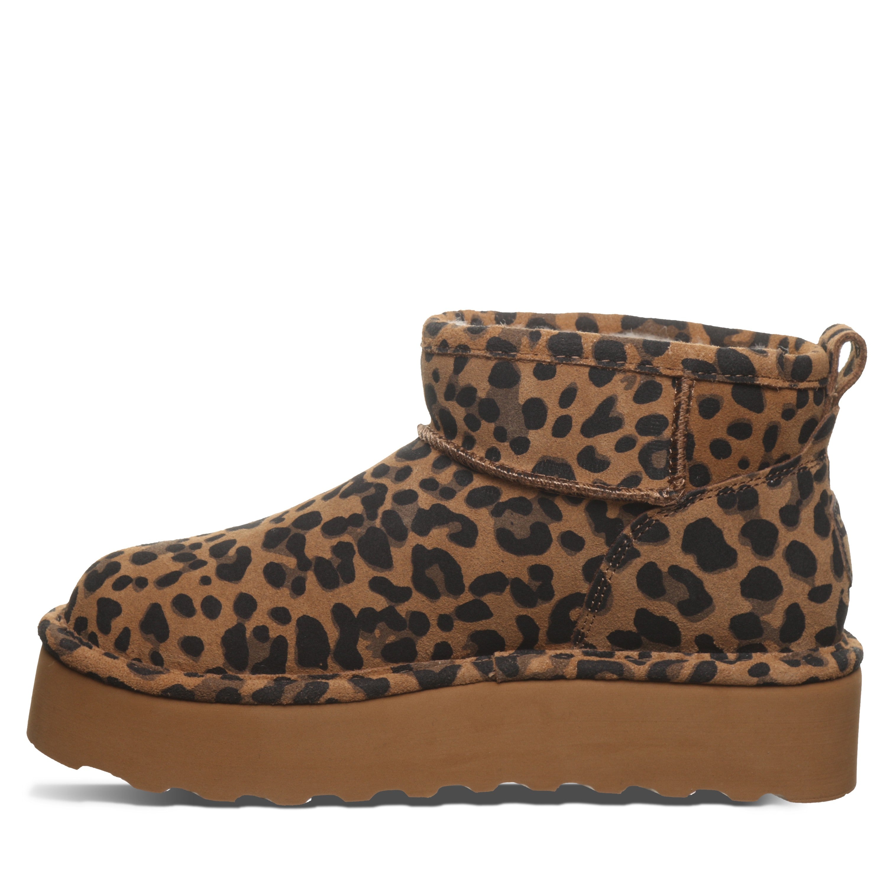 Bearpaw RETRO SHORTY EXOTIC Women's Boots - 3337W - Tobacco Leopard - side view