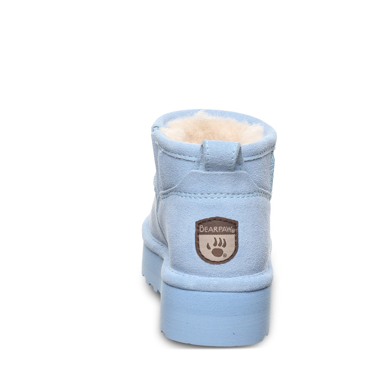Bearpaw RETRO SHORTY YOUTH Youth's Boots - 2940Y - Blissful Blue - back view