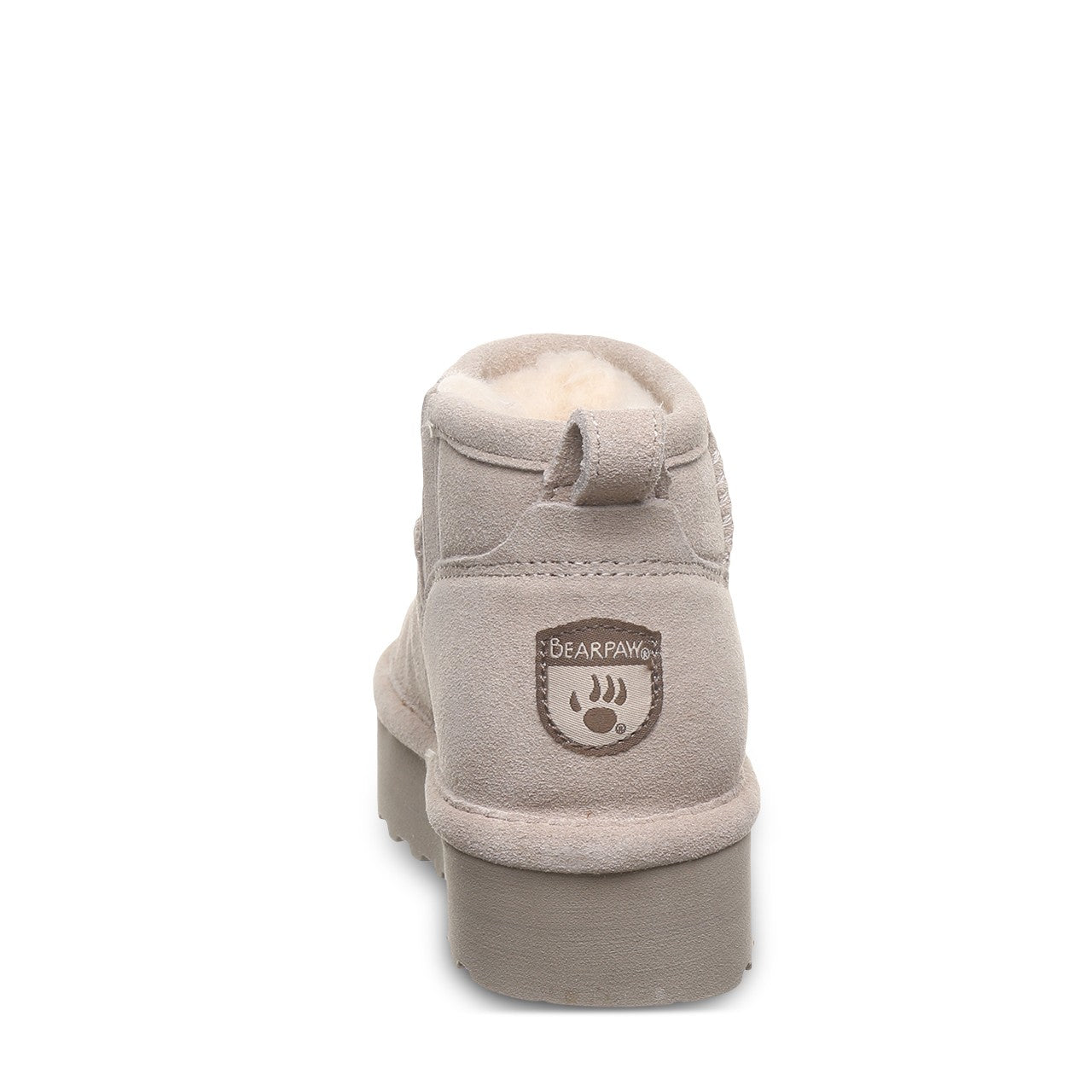 Bearpaw RETRO SHORTY YOUTH Youth's Boots - 2940Y - Mushroom - back view