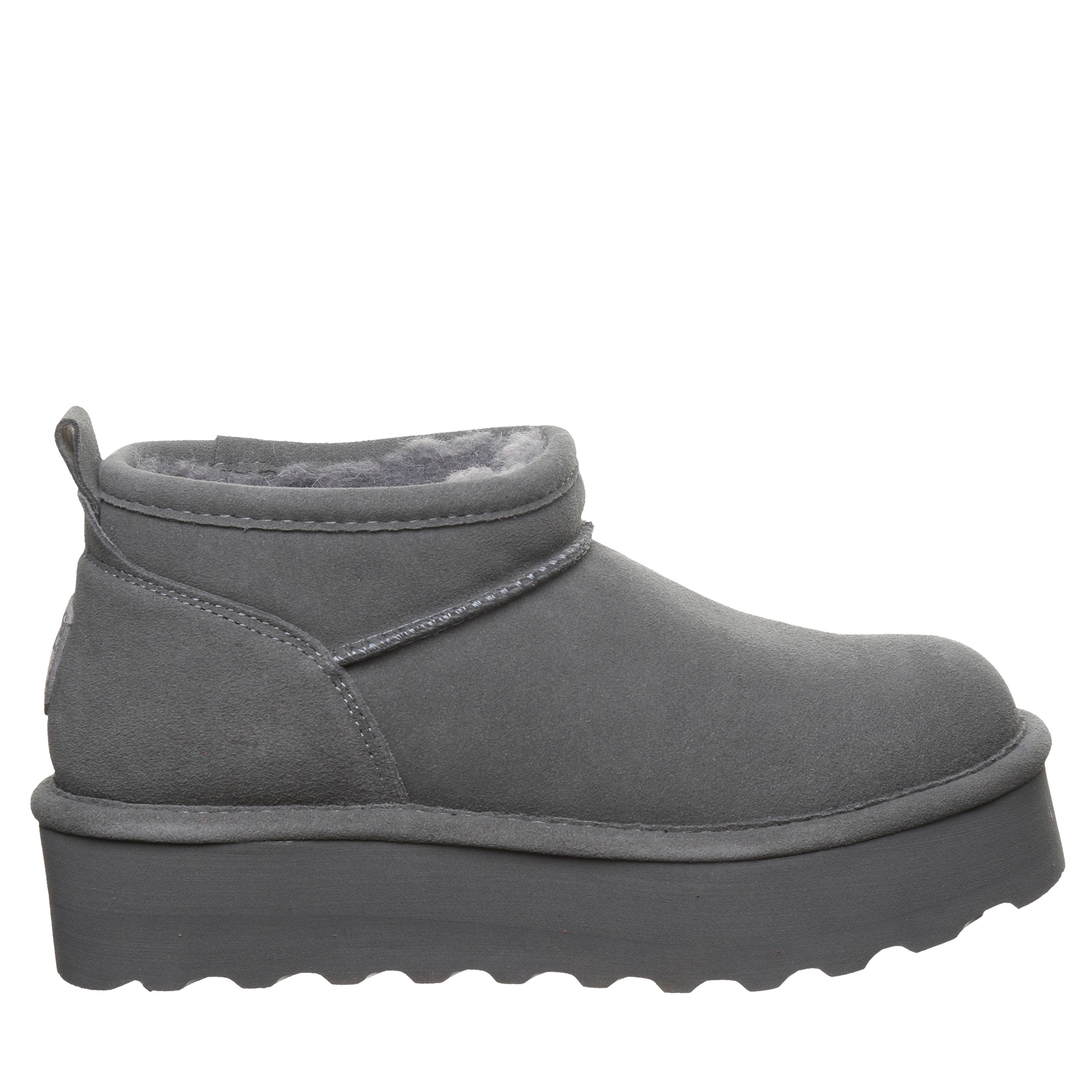 Bearpaw RETRO SUPER SHORTY Women's Boots - 3051W - Gadget Gray - side view 2