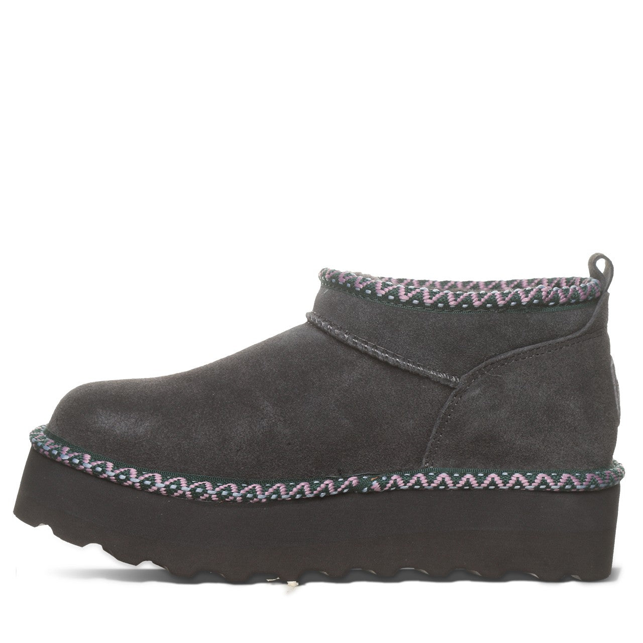 Bearpaw RETRO SUPER SHORTY DECO Women's Boots - 3116W - Graphite - side view