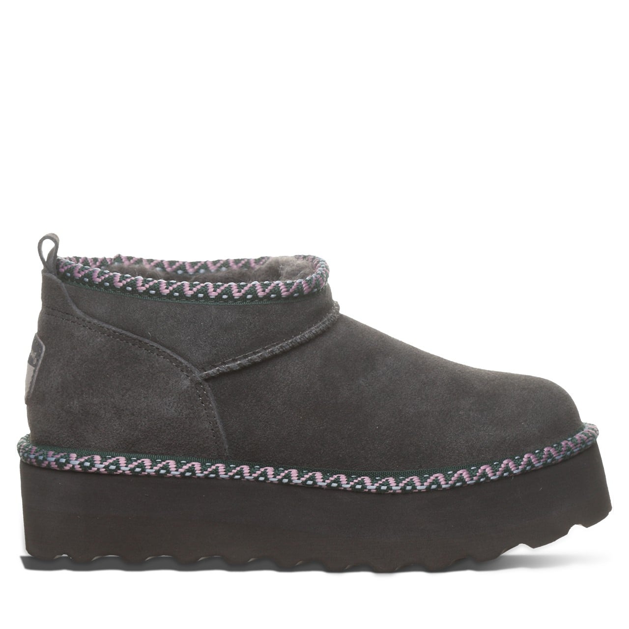 Bearpaw RETRO SUPER SHORTY DECO Women's Boots - 3116W - Graphite - side view 2