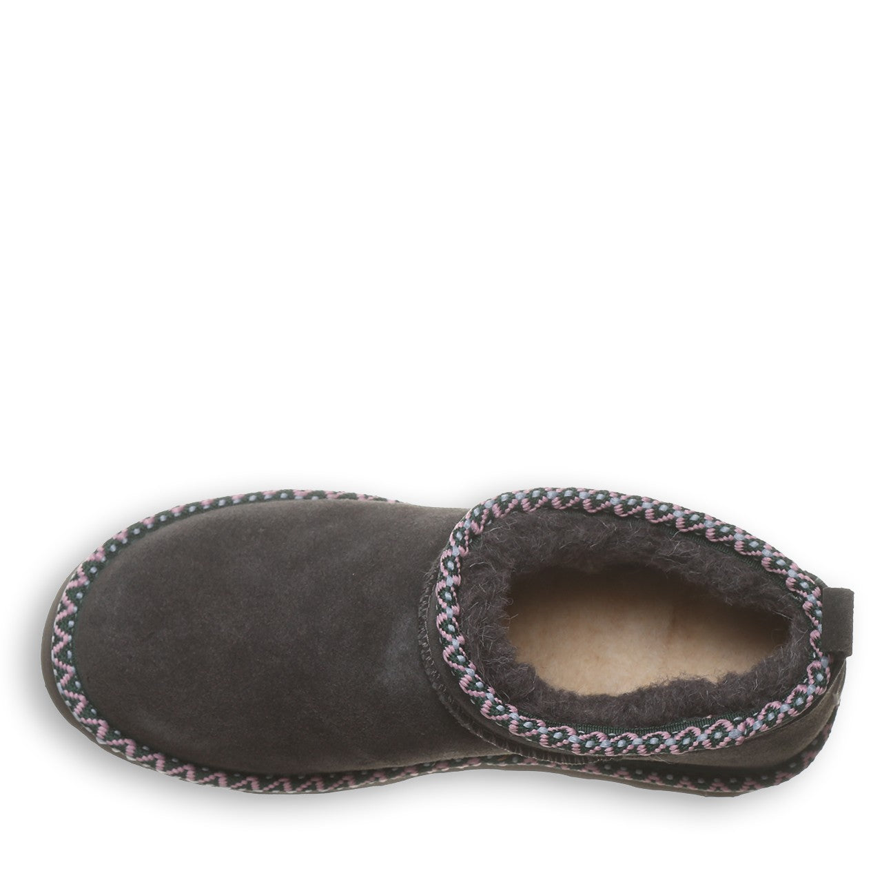 Bearpaw RETRO SUPER SHORTY DECO Women's Boots - 3116W - Graphite - top view