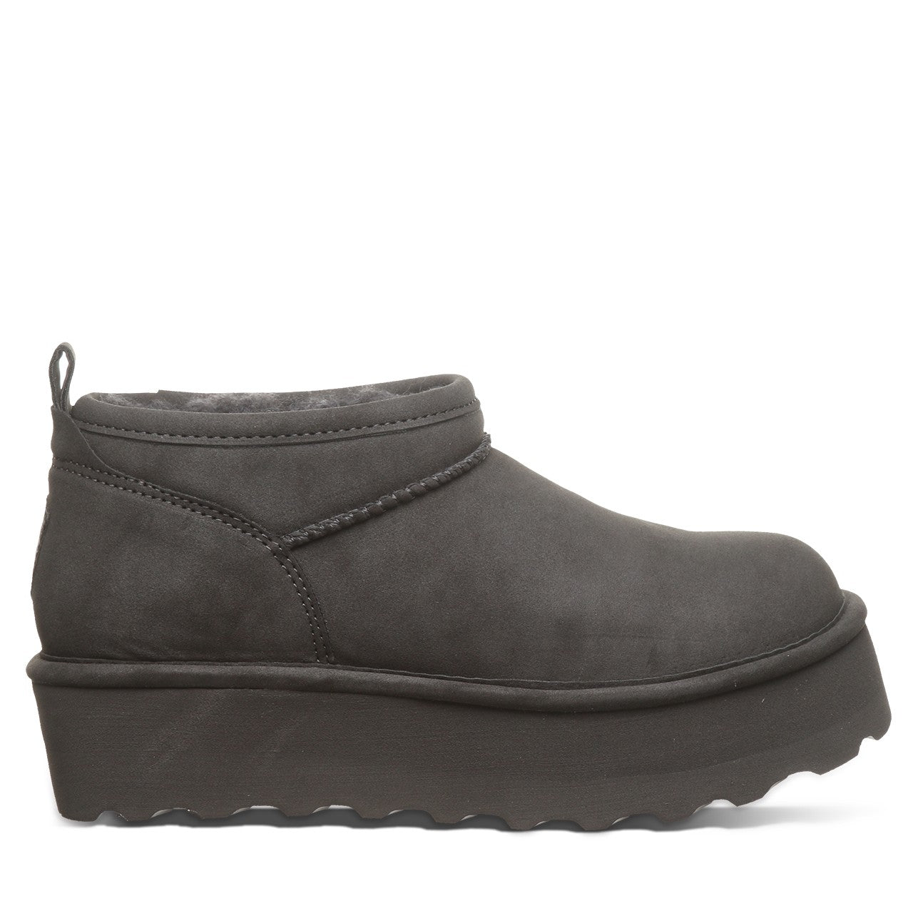 Bearpaw RETRO SUPER SHORTY VEGAN Women's Boots - 3132W - Carbon - side view 2