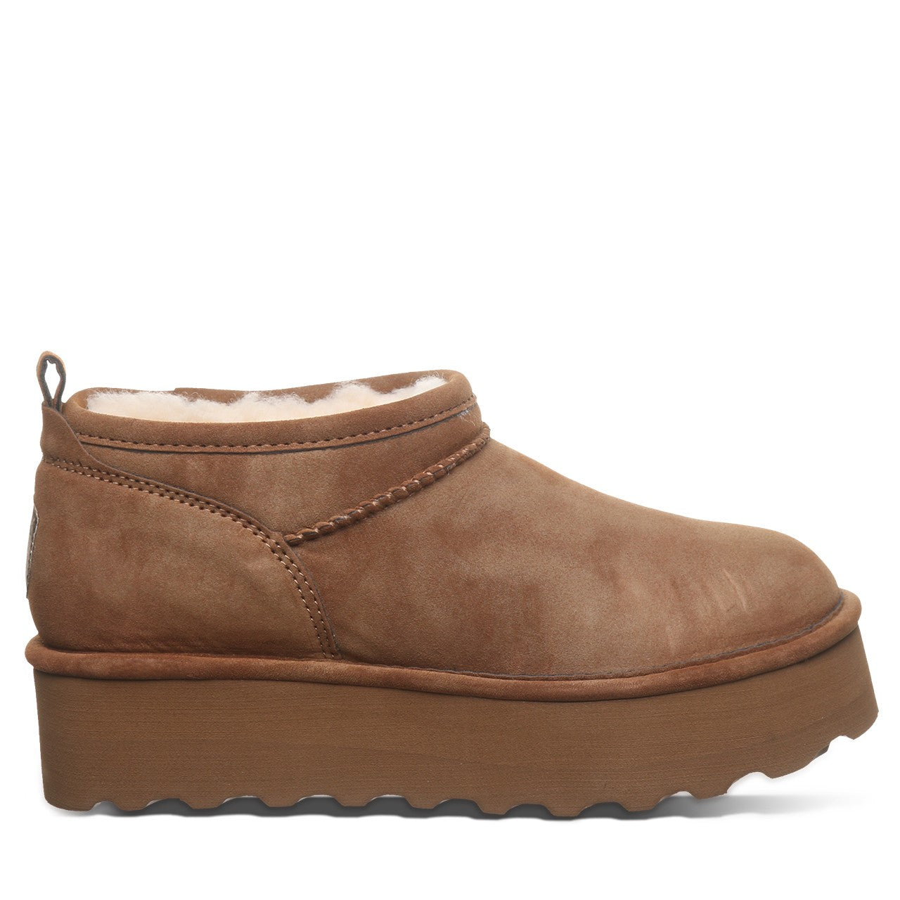 Bearpaw RETRO SUPER SHORTY VEGAN Women's Boots - 3132W - Gingersnap - side view 2