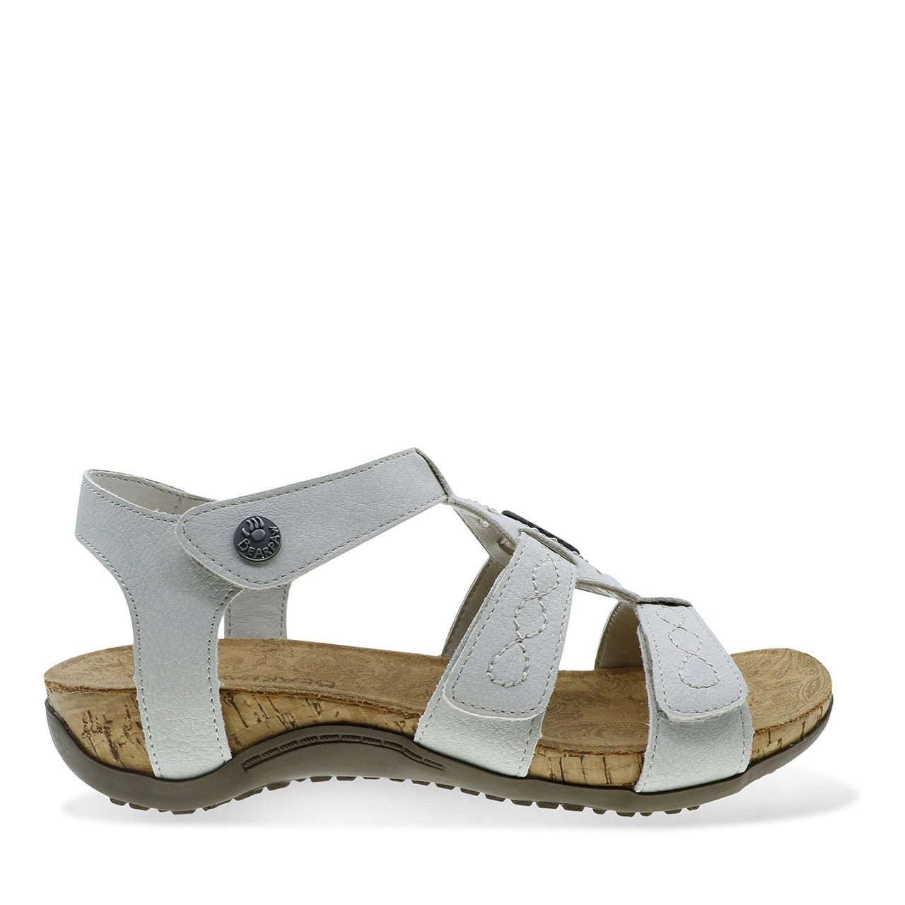Bearpaw RIDLEY II Women's Sandals - 2667W - Bone - side view 2