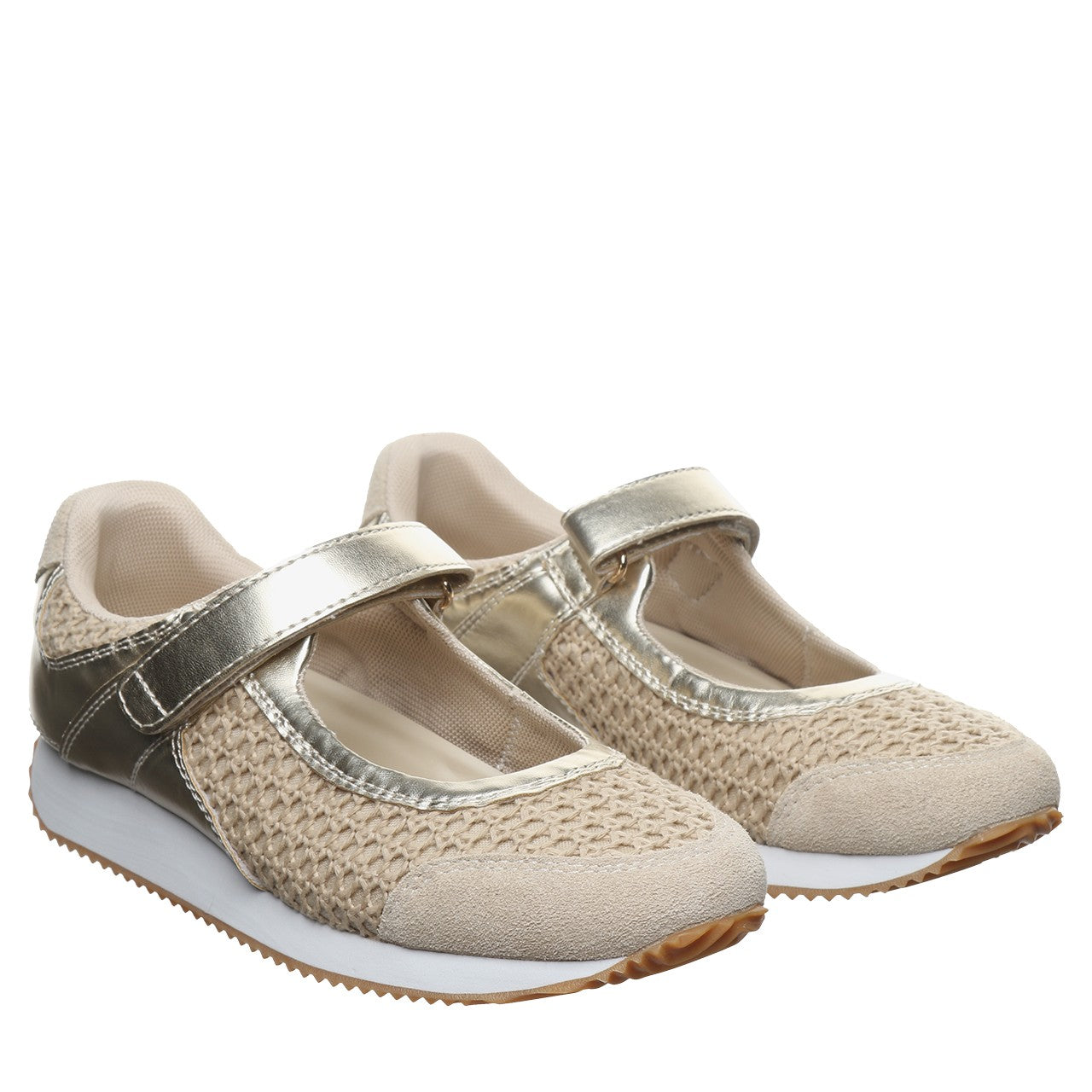 Bearpaw Rowan Women's Shoes - 3545W - Gold - pair view