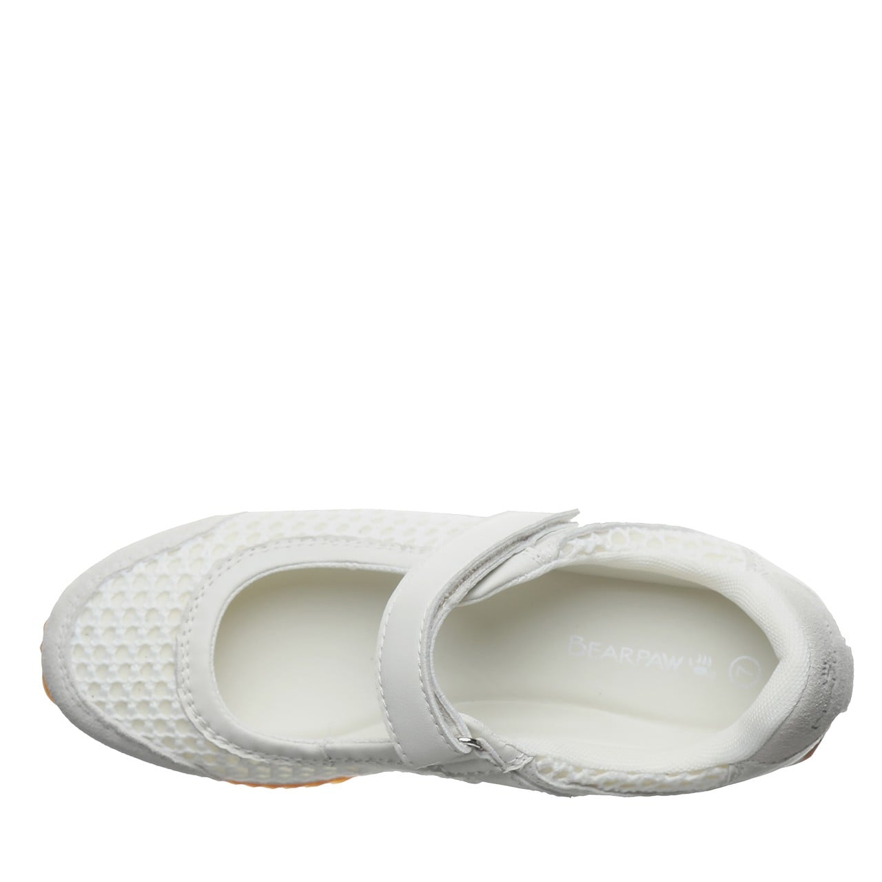Bearpaw Rowan Women's Shoes - 3545W - White - top view