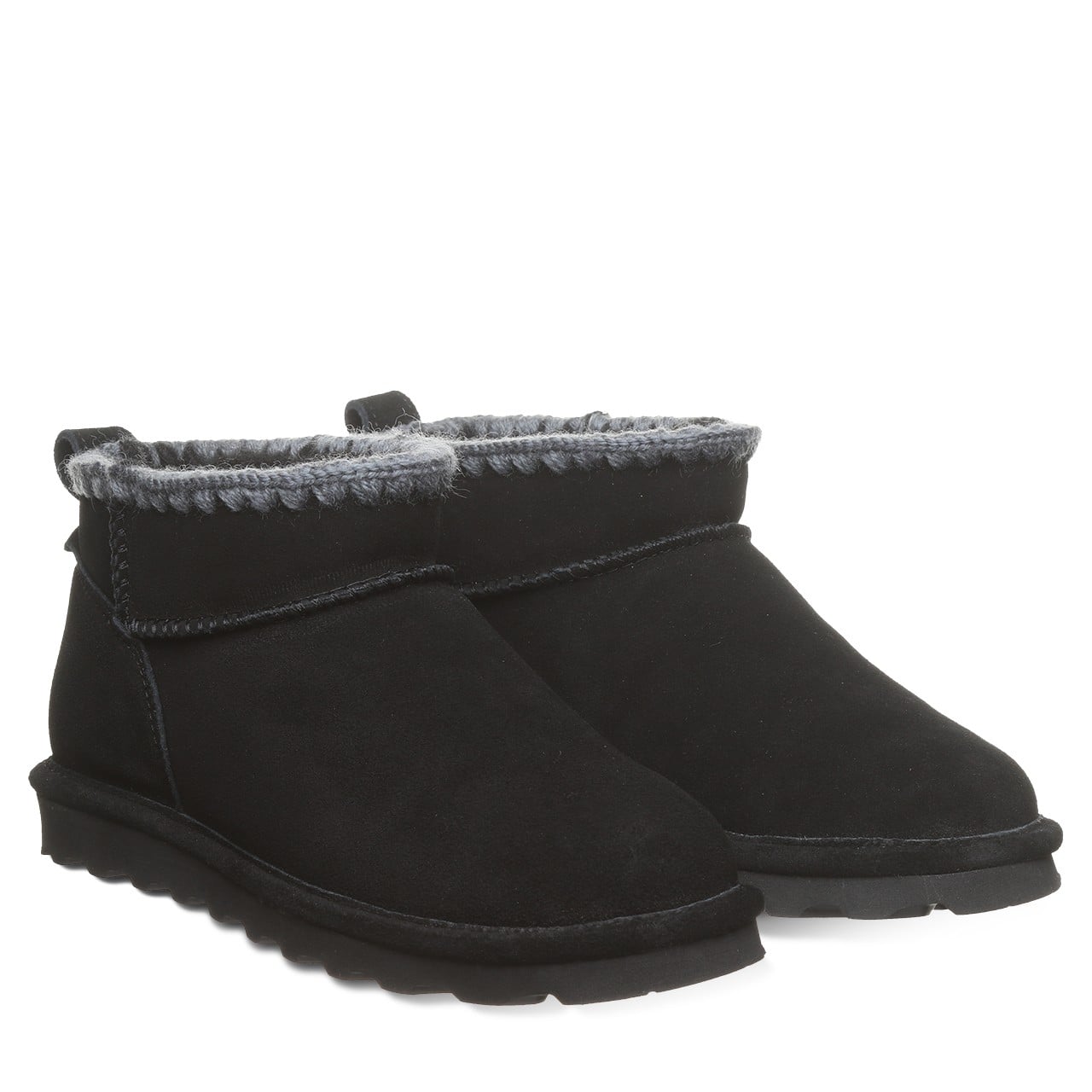 Bearpaw SHORTY CROCHET Women's Boots - 3113W - Black - pair view