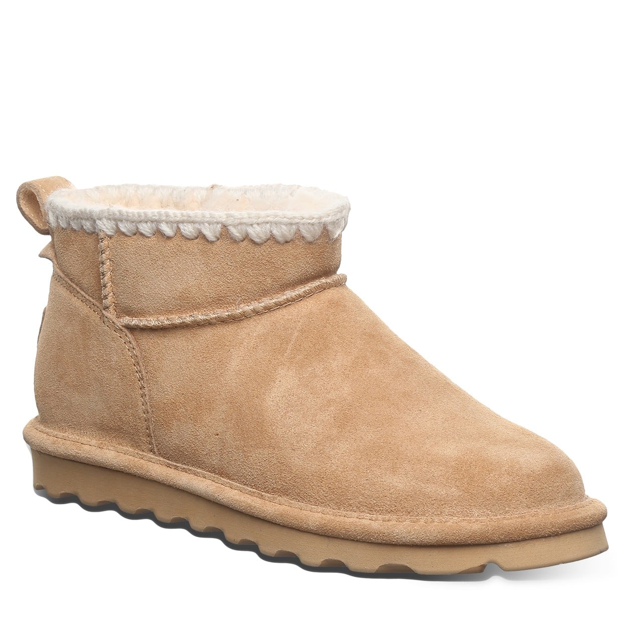 Bearpaw Shorty Crochet Women's Winter Boots - 3113w in Iced Coffee