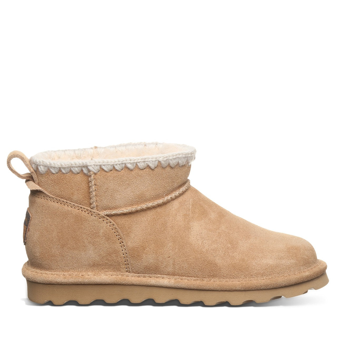 Bearpaw SHORTY CROCHET Women's Boots - 3113W - Iced Coffee - side view 2