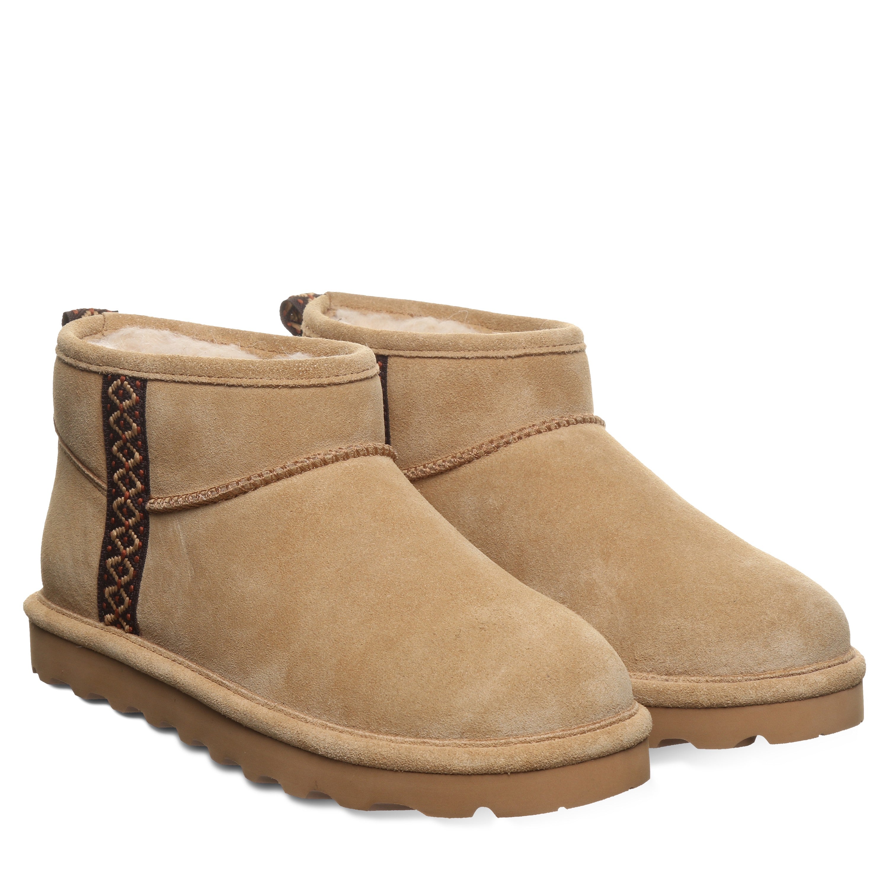 Bearpaw SHORTY DECO Women's Boots - 3336W - Iced Coffee - pair view