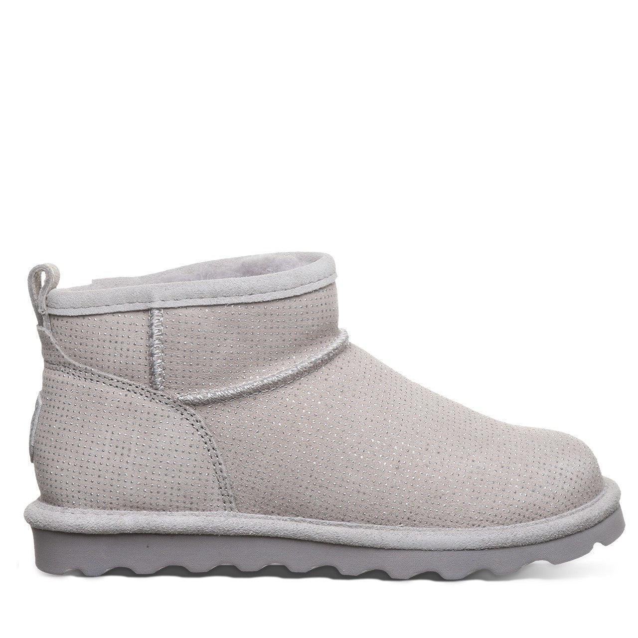 Bearpaw SHORTY EXOTIC Women's Boots - 2861W - Gray Fog - side view 2