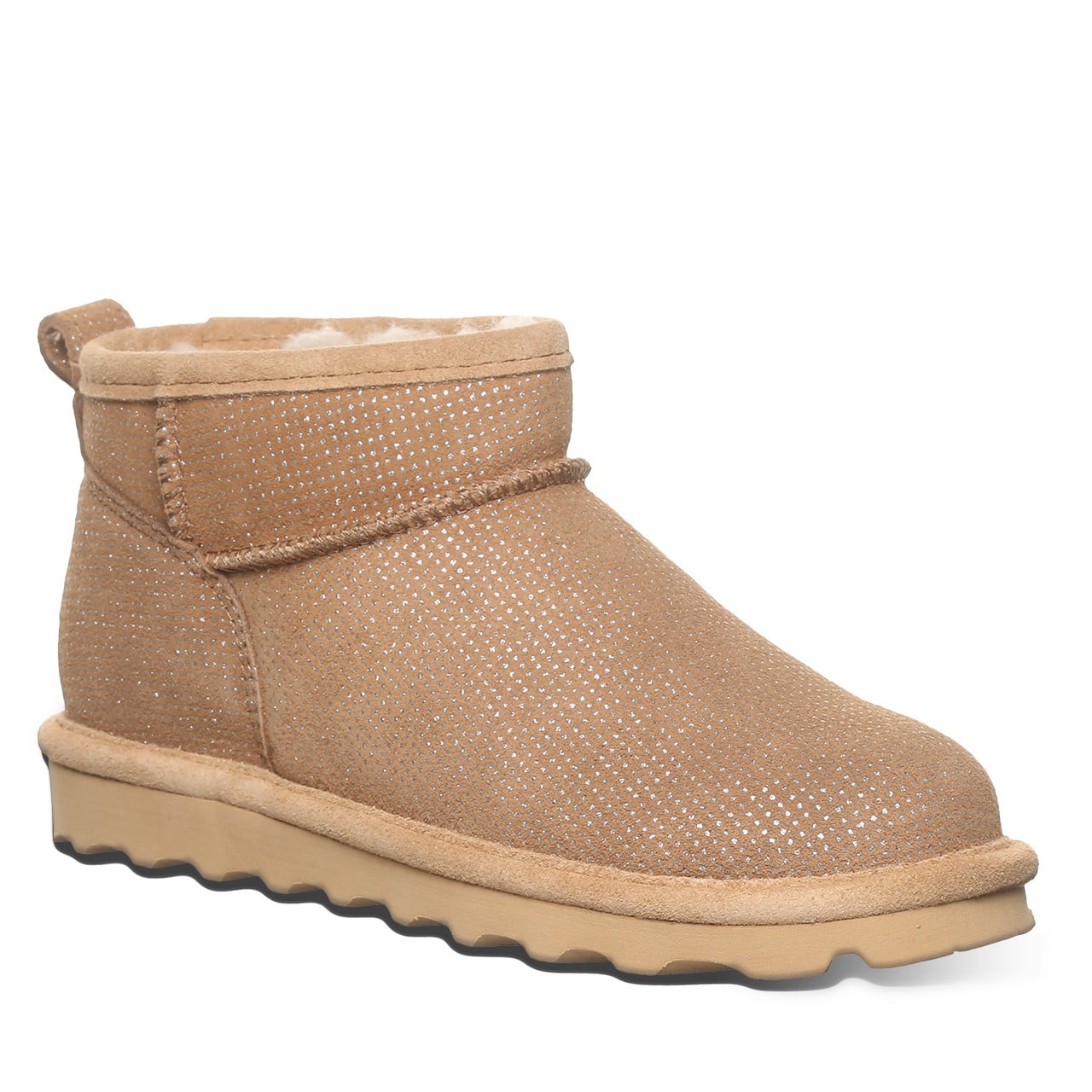 Bearpaw Shorty Exotic Women's Ankle Boots - 2861w in Iced Coffee