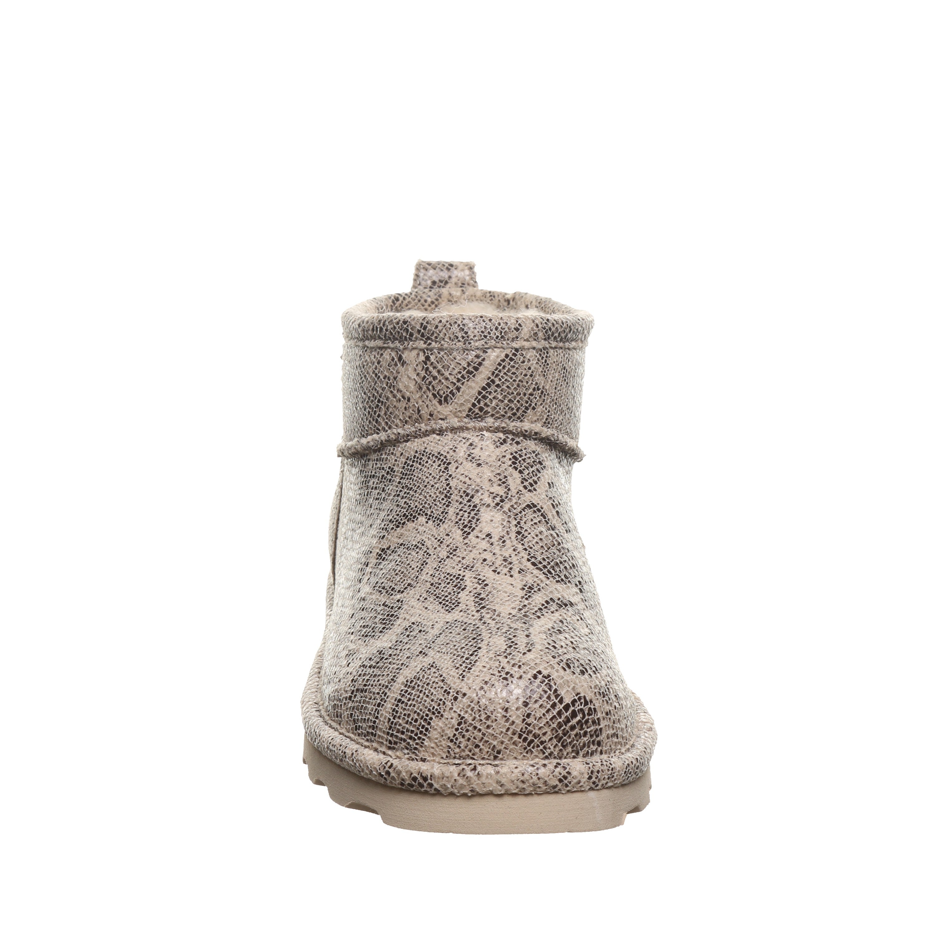 Bearpaw SHORTY EXOTIC Women's Boots - 2861W - Oat Snake - front view