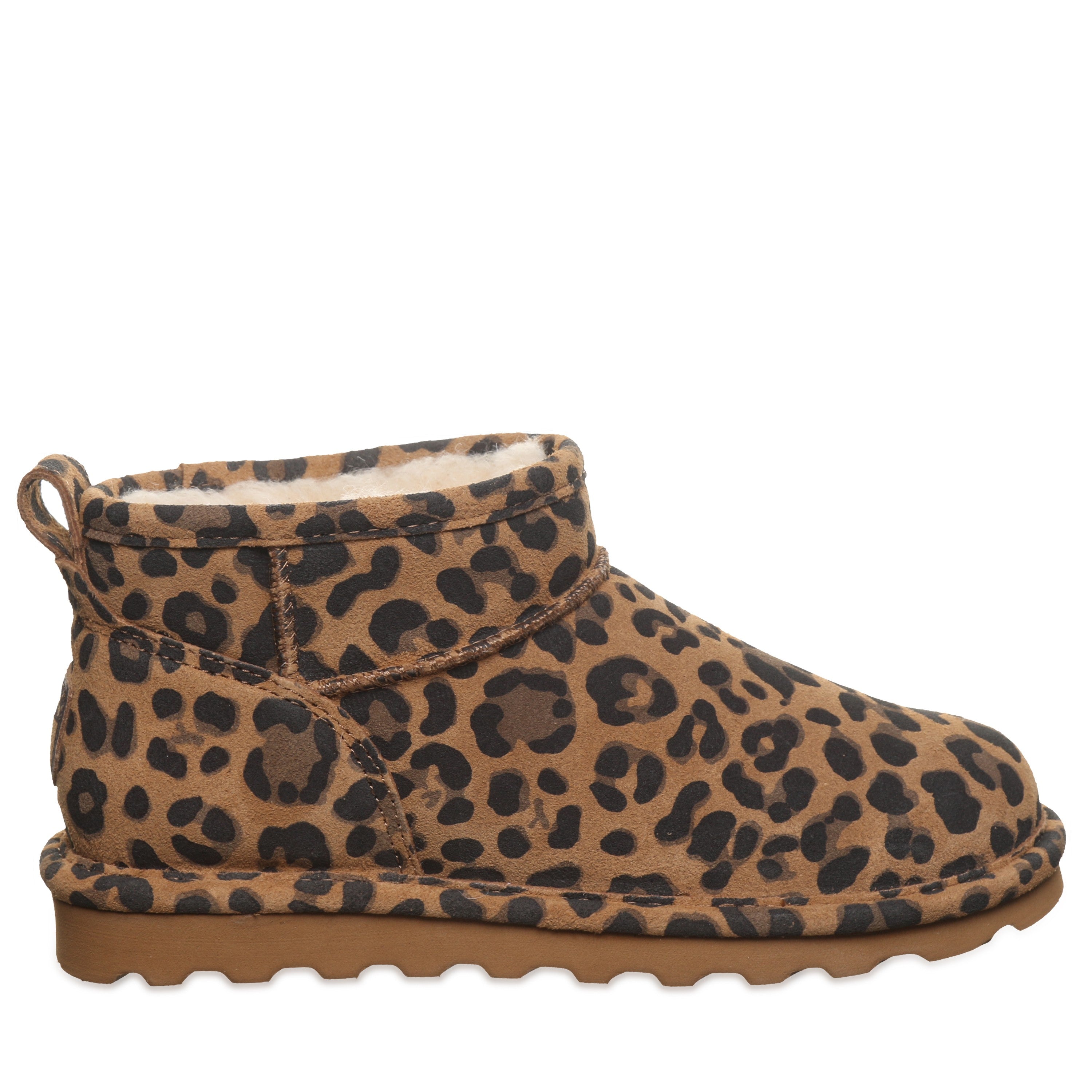Bearpaw SHORTY EXOTIC Women's Boots - 2861W - Tobacco Leopard - side view 2