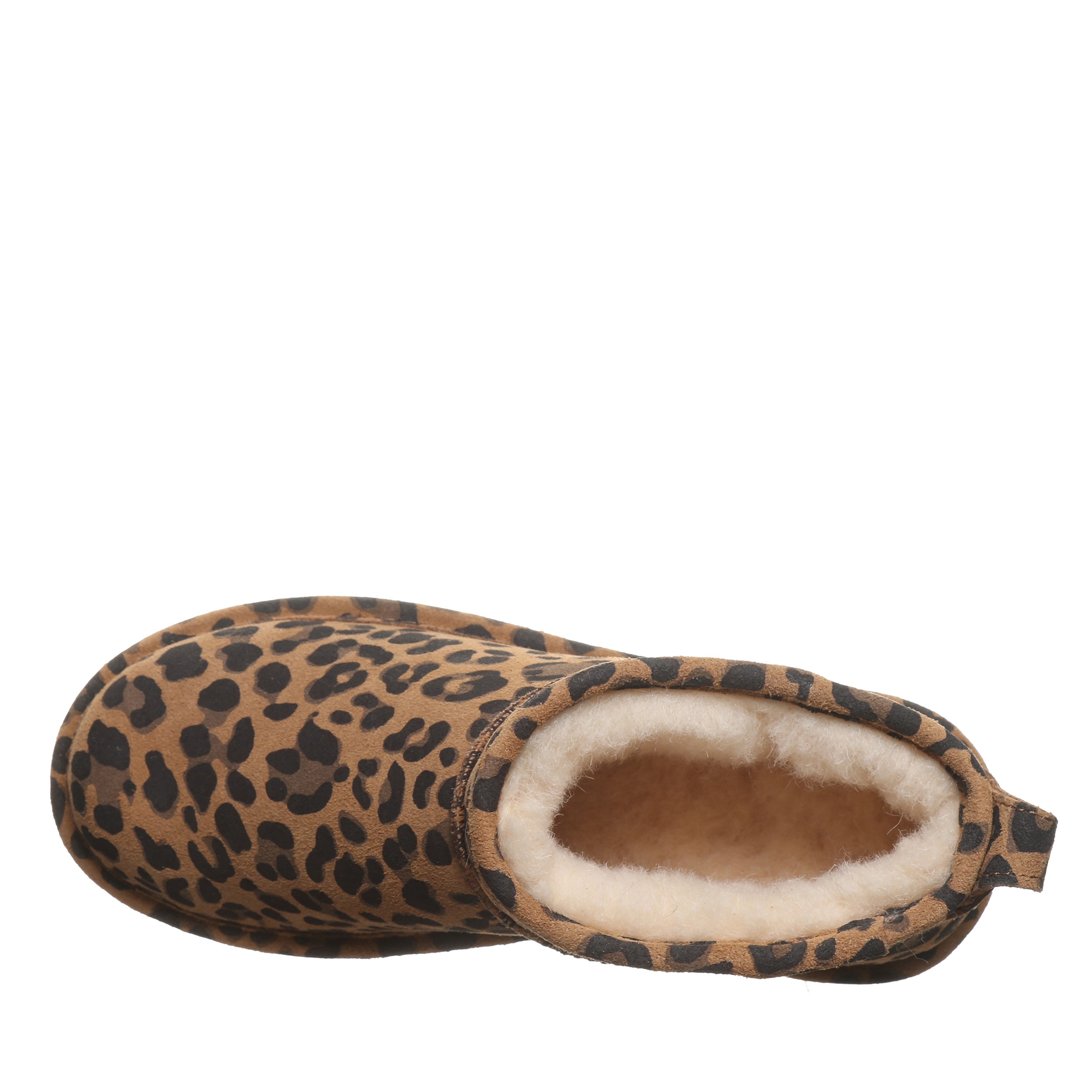 Bearpaw SHORTY EXOTIC Women's Boots - 2861W - Tobacco Leopard - top view