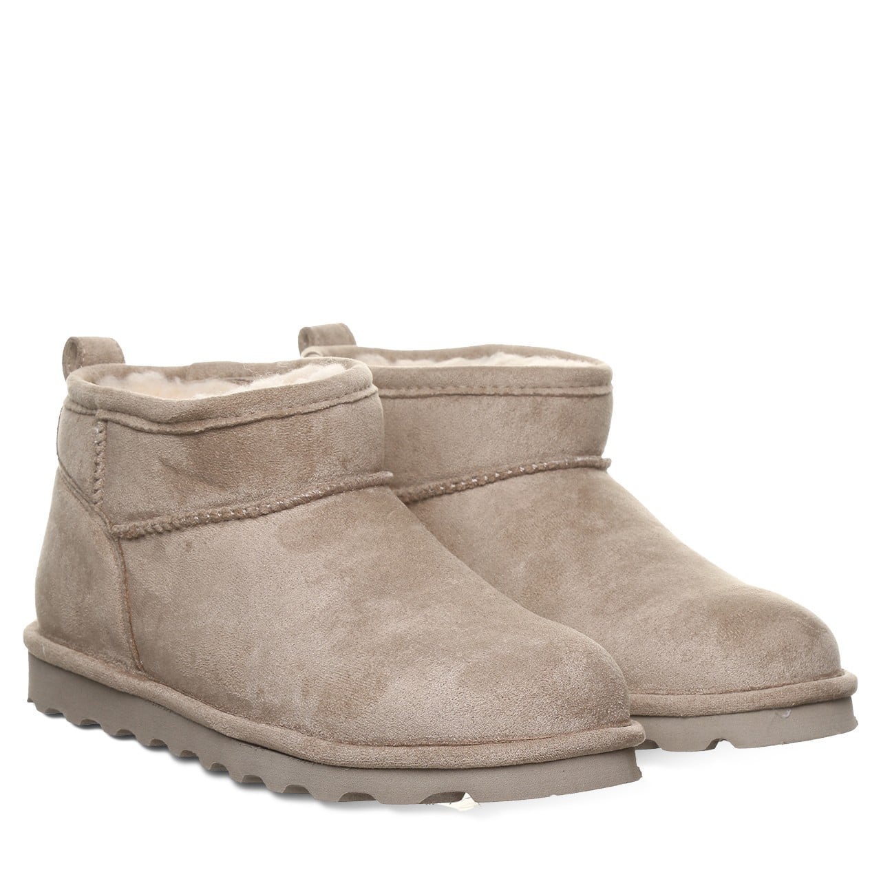 Bearpaw SHORTY VEGAN Women's Boots - 3131W - Mushroom - pair view