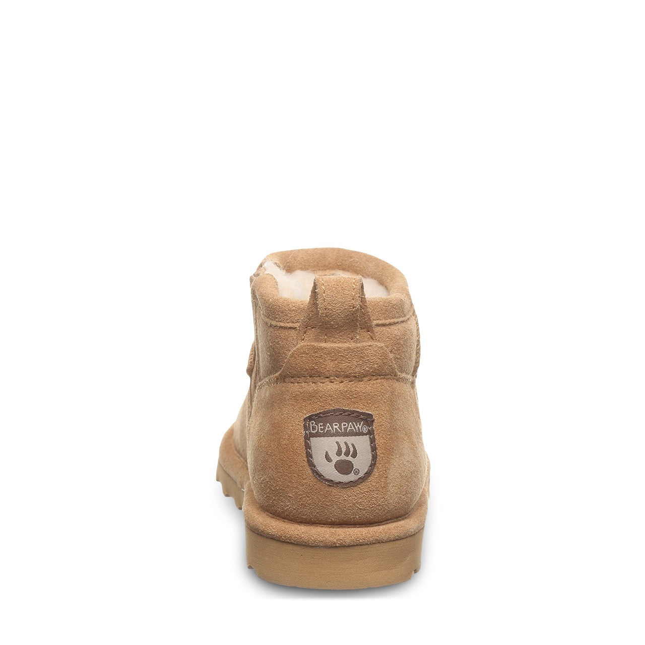 Bearpaw SHORTY YOUTH Youth's Boots - 2860Y - Iced Coffee - back view