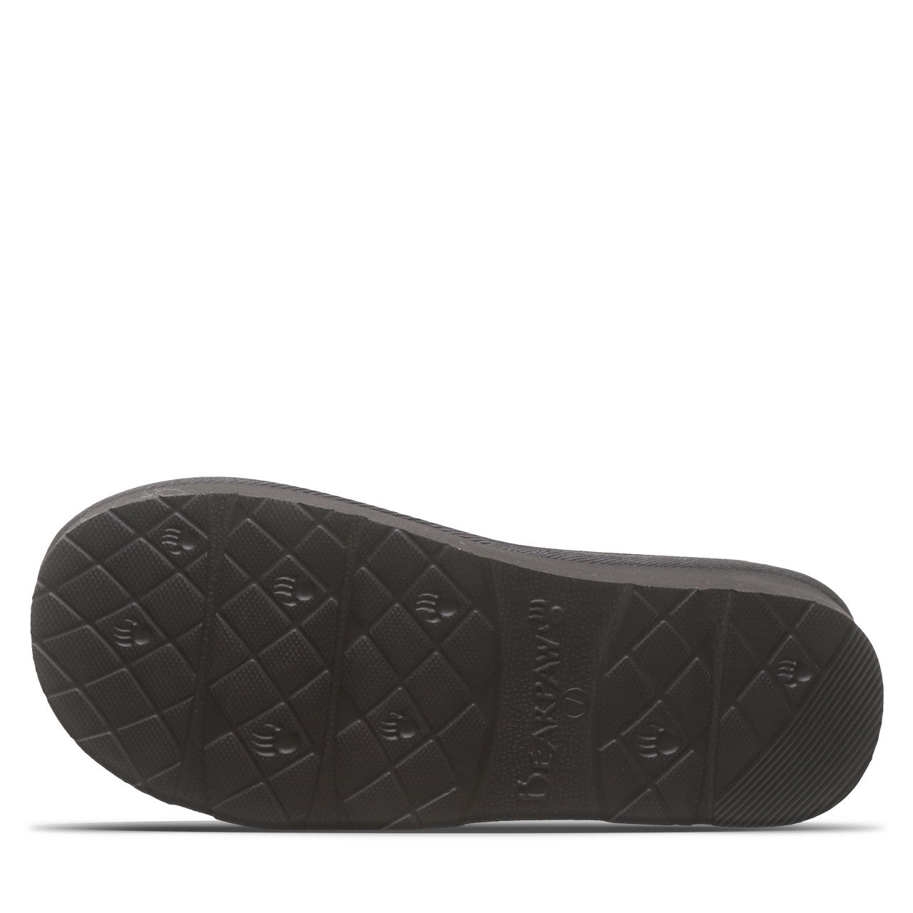 Bearpaw SNUGGLE MARTIS Women's Slippers - 3190W - Charcoal - bottom view