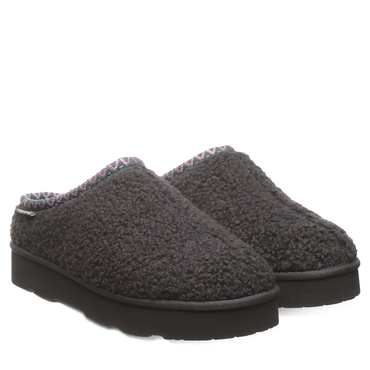 Bearpaw SNUGGLE MARTIS Women's Slippers - 3190W - Charcoal - pair view
