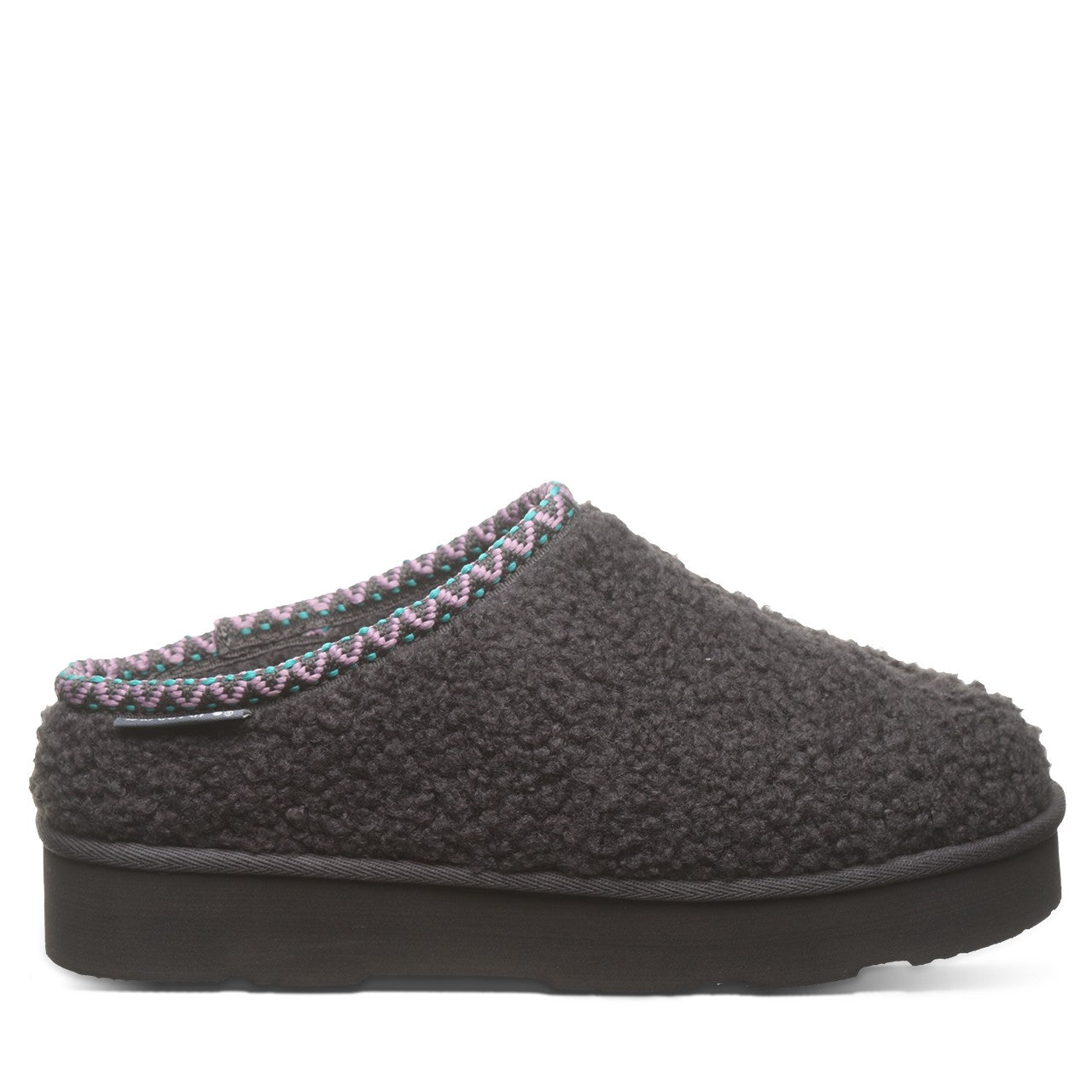 Bearpaw SNUGGLE MARTIS Women's Slippers - 3190W - Charcoal - side view 2
