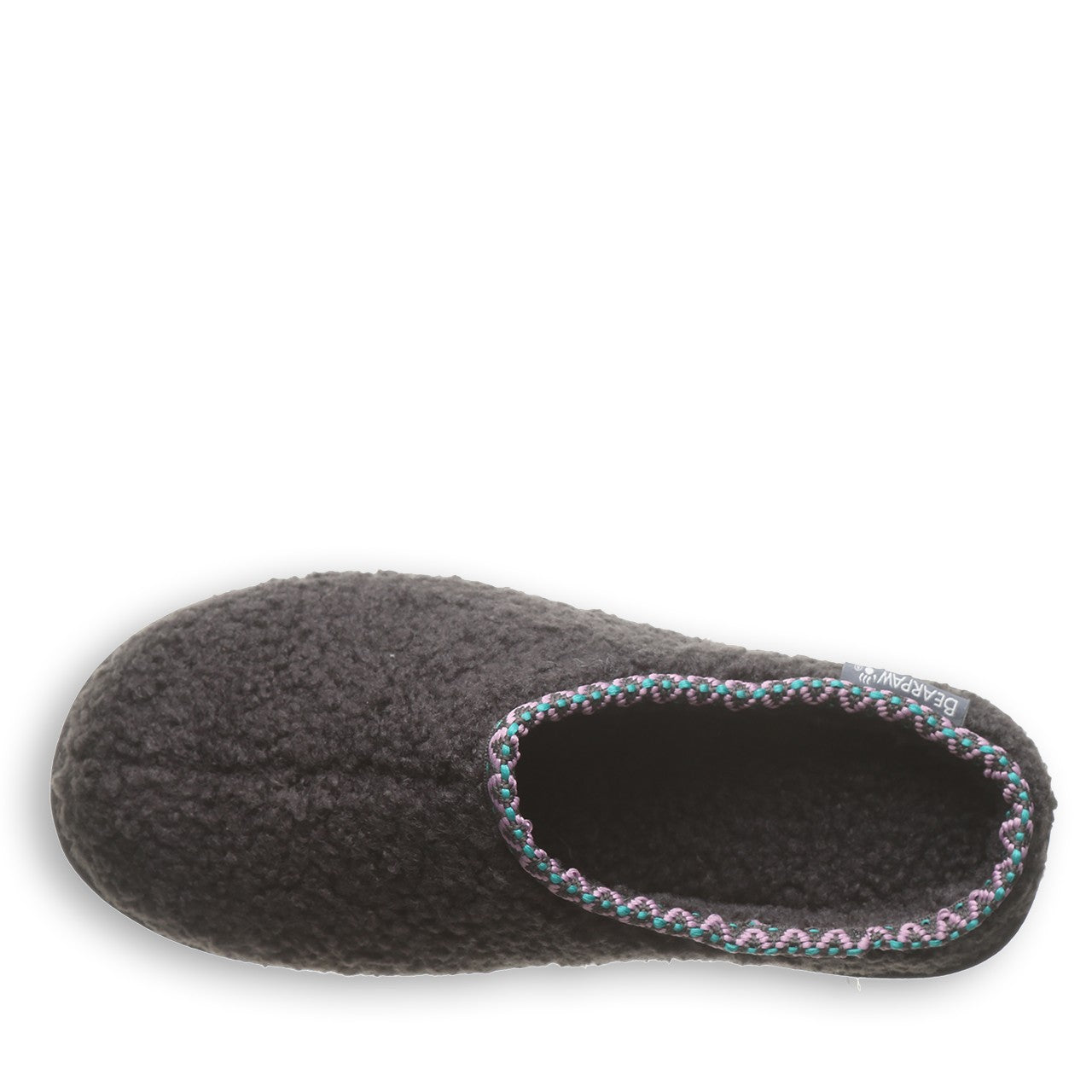 Bearpaw SNUGGLE MARTIS Women's Slippers - 3190W - Charcoal - top view