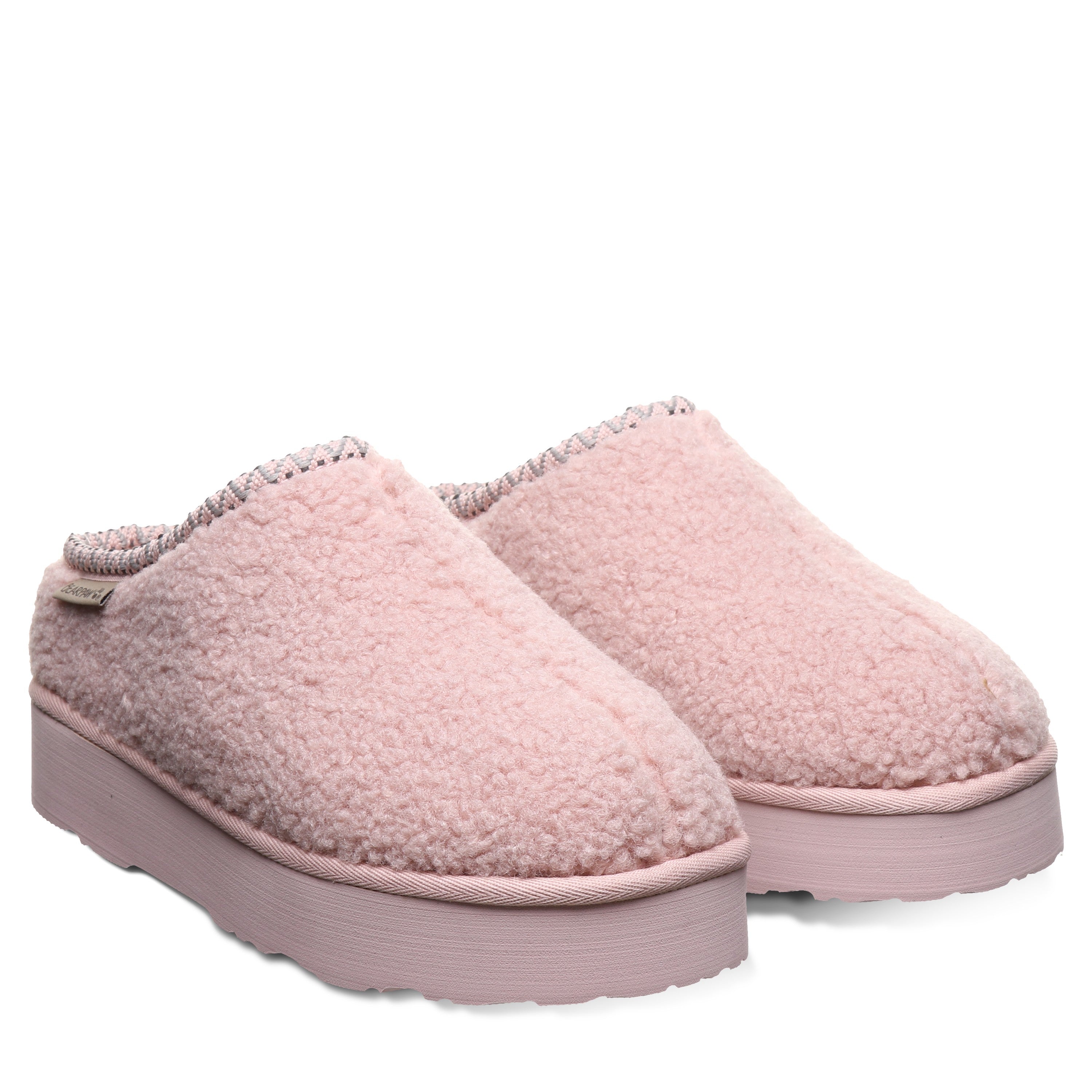 Bearpaw SNUGGLE MARTIS Women's Slippers - 3190W - Pale Pink - pair view