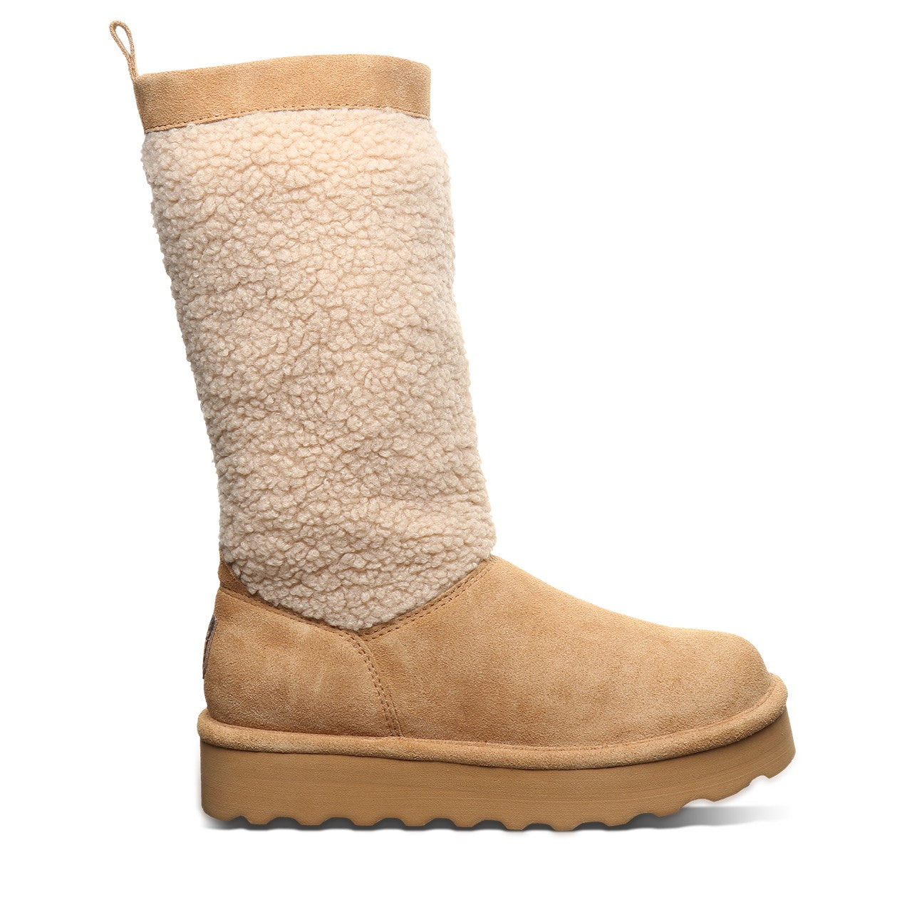 Bearpaw SNUGGLE MURPHY PLATFORM LO Women's Boots - 3302W - Iced Coffee - side view 2