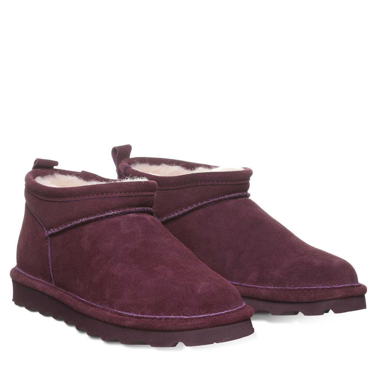 Bearpaw SUPER SHORTY Women's Boots - 3049W - Eggplant - pair view