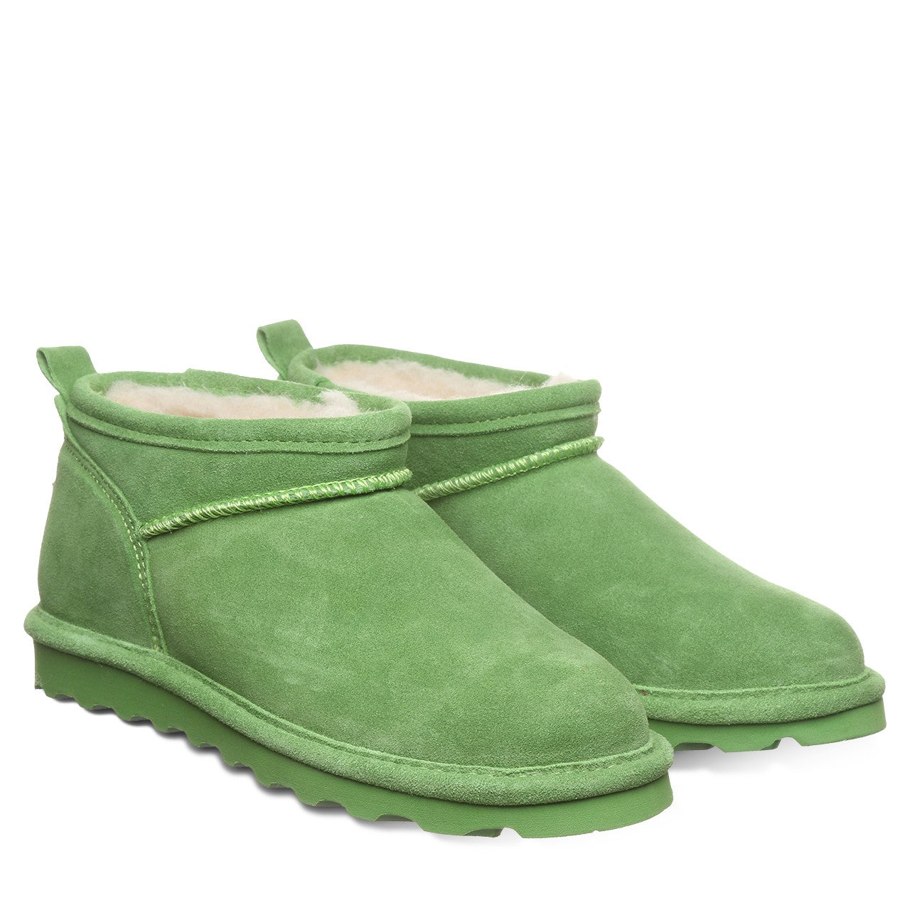 Bearpaw SUPER SHORTY Women's Boots - 3049W - Racing Green - pair view