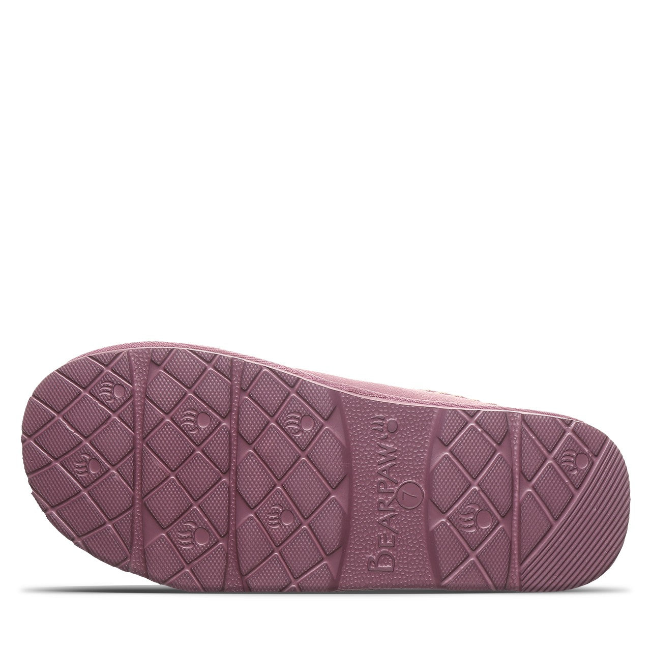 Bearpaw TABITHA Women's Slippers - 2973W - Dusky Orchid - bottom view