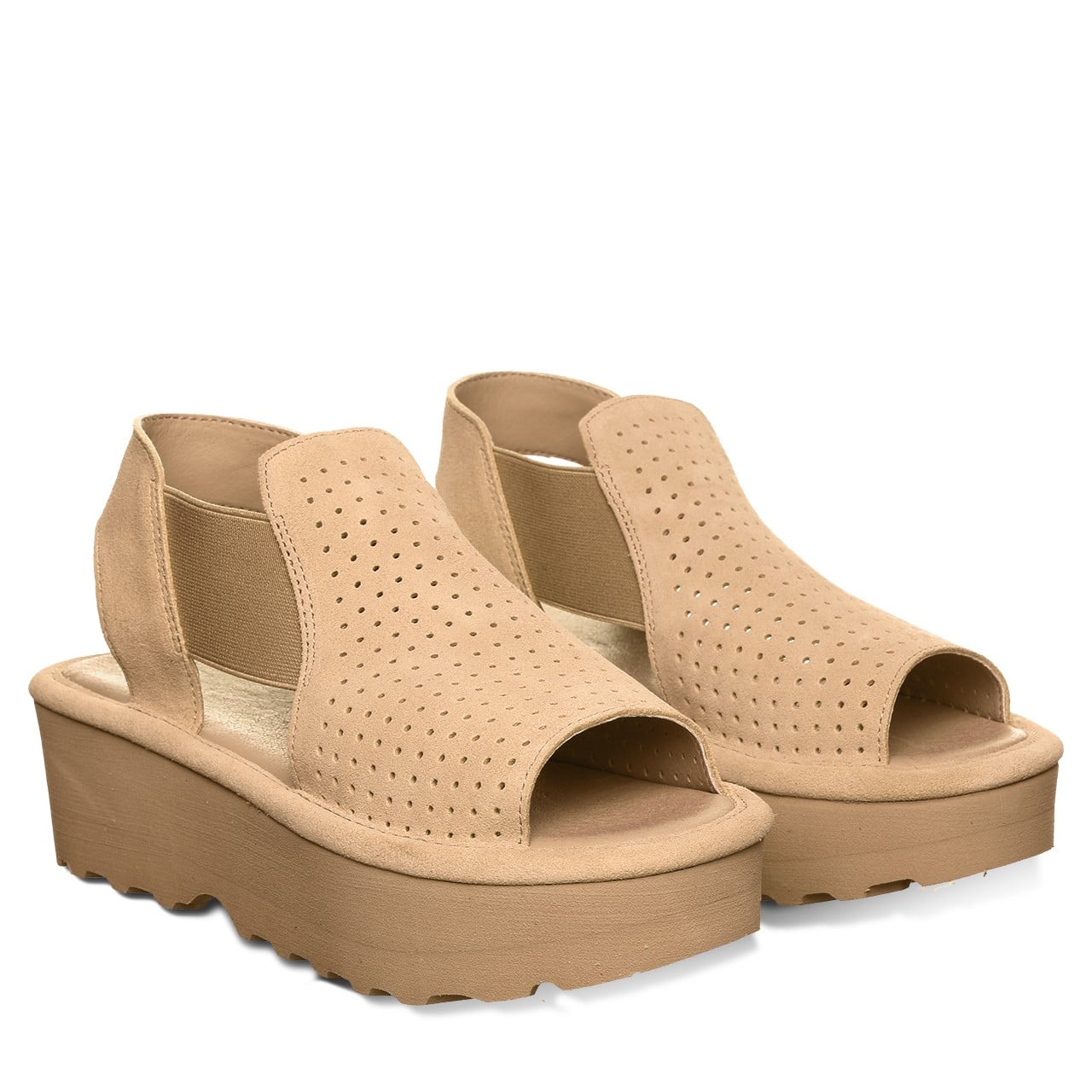 Bearpaw Tatiana Women's Sandals - 3537W - Iced Coffee - pair view