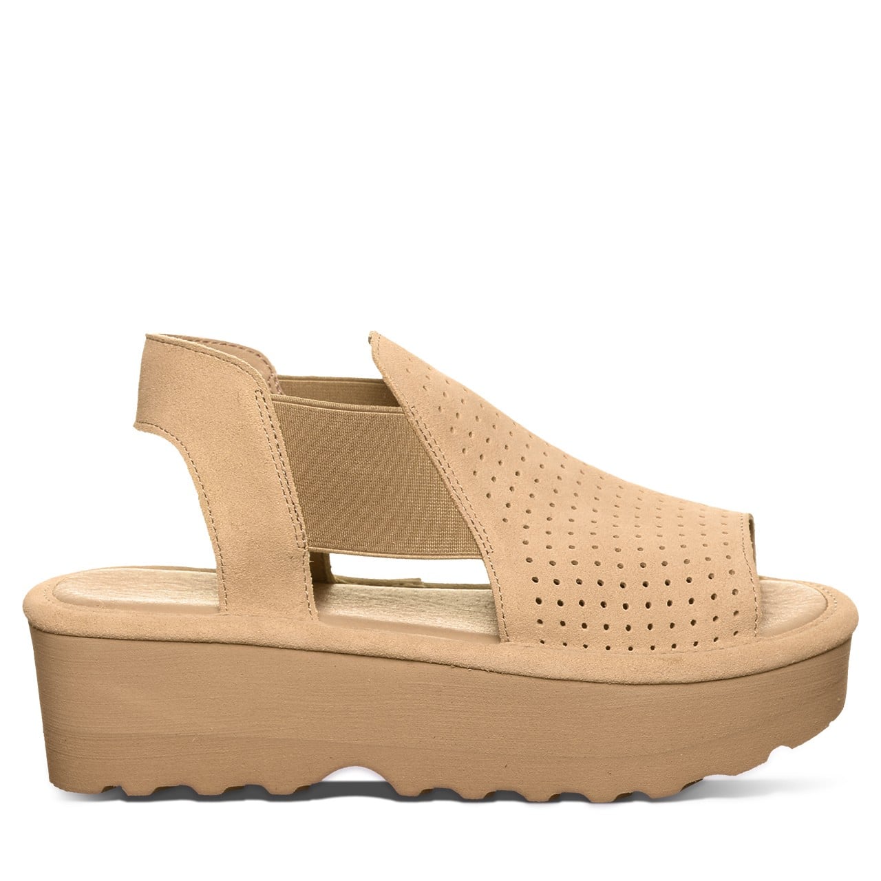Bearpaw Tatiana Women's Sandals - 3537W - Iced Coffee - side view 2