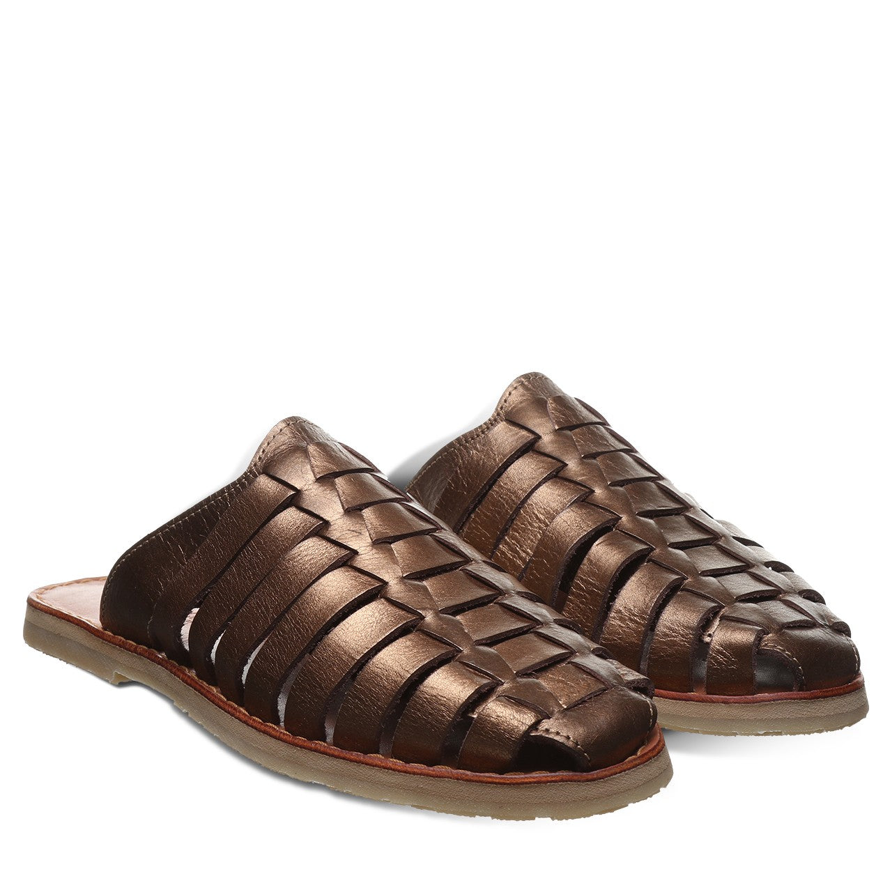 Bearpaw ZELDA Women's Sandals - 2965W - Bronze Metallic - pair view