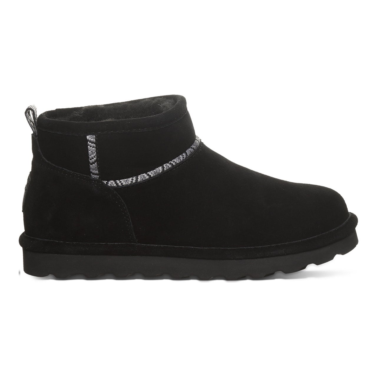 Bearpaw Akira Women's Pull-On Ankle Boots - Black - side view 2