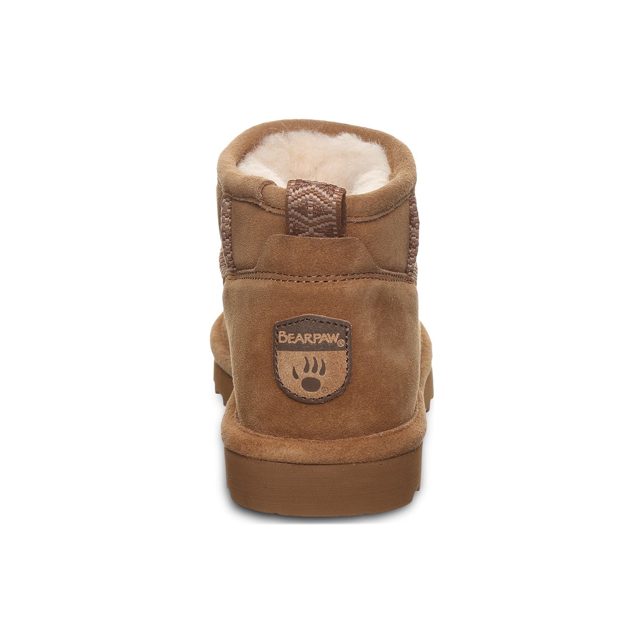 Bearpaw Akira Women's Pull-On Ankle Boots - Hickory - back view