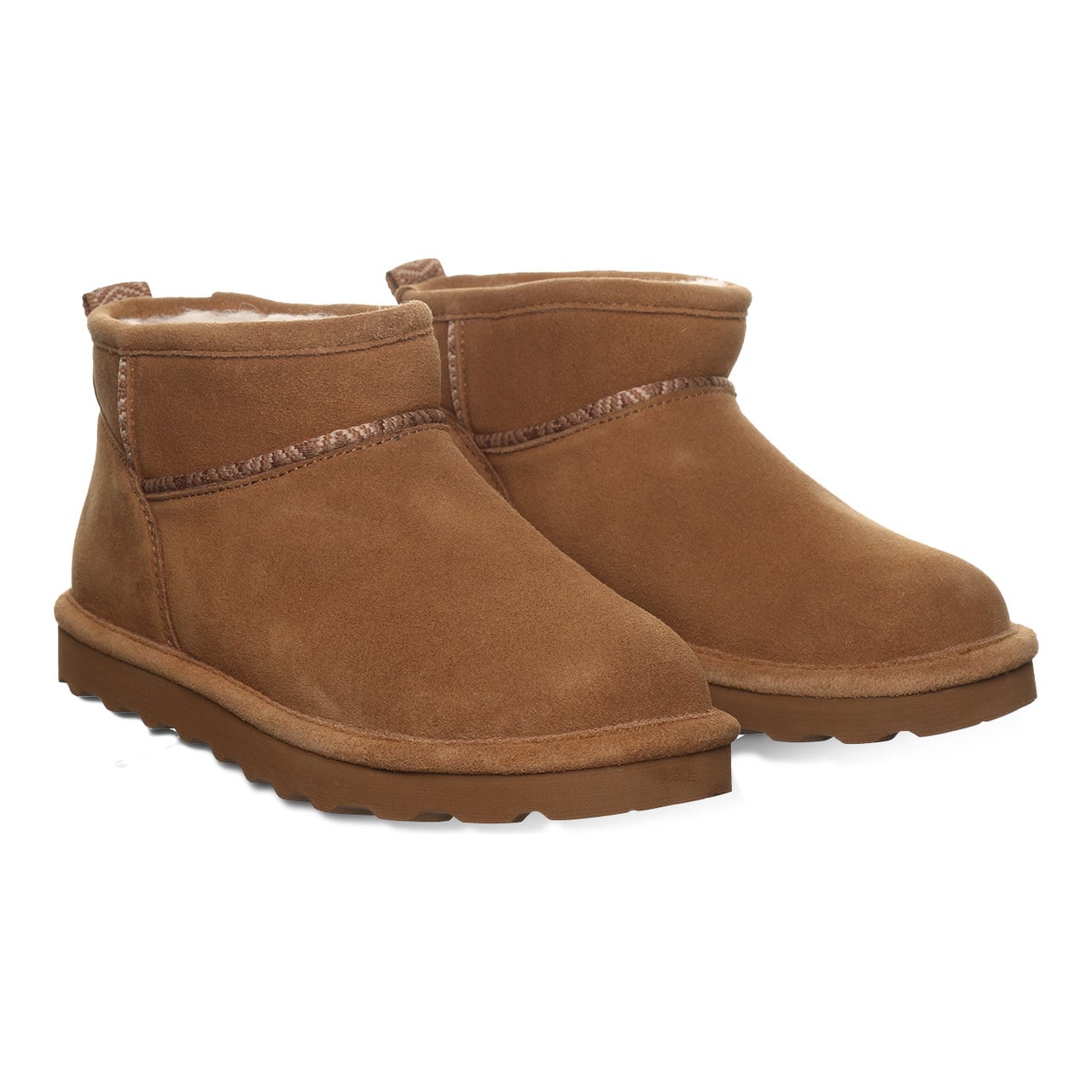 Bearpaw Akira Women's Pull-On Ankle Boots - Hickory - pair view