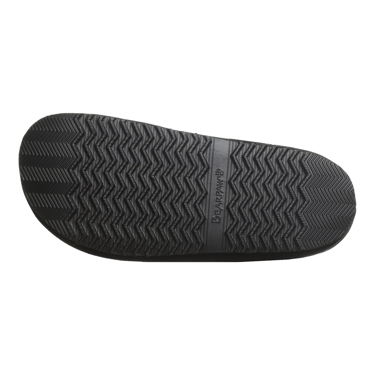 Bearpaw April Youth Cozy Clog - Black - bottom view