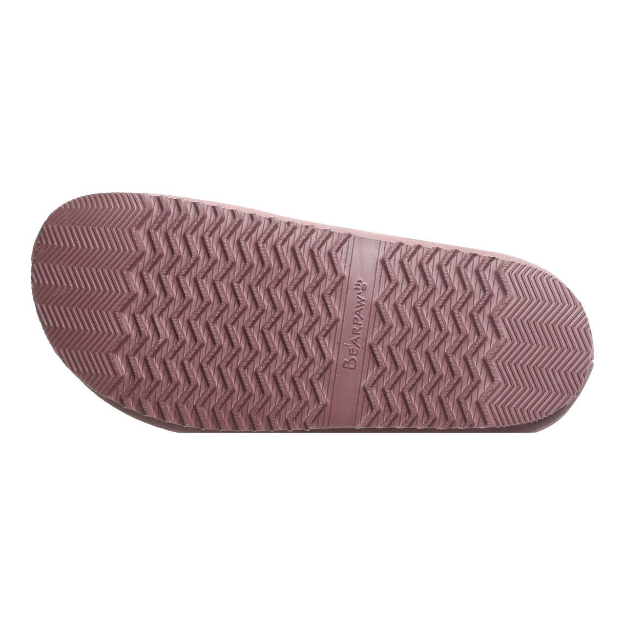 Bearpaw April Youth Cozy Clog - Peony - bottom view