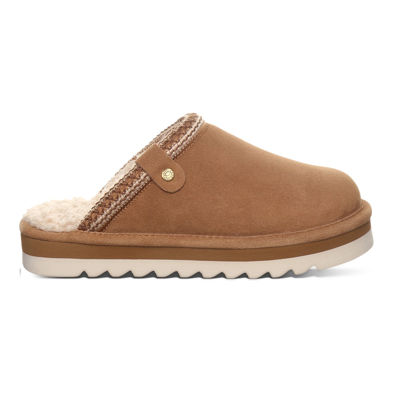 Bearpaw Arden Women's Easy-On Slippers - Hickory - side view 2
