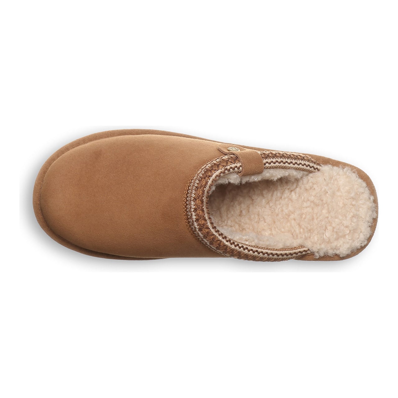 Bearpaw Arden Women's Easy-On Slippers - Hickory - top view