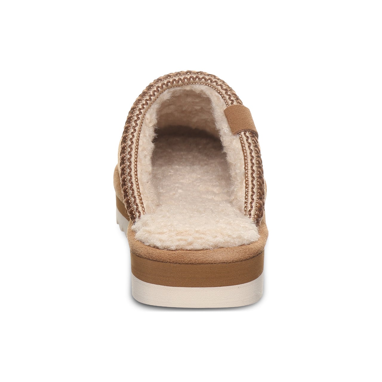 Bearpaw Arden Women's Easy-On Slippers - Hickory - back view
