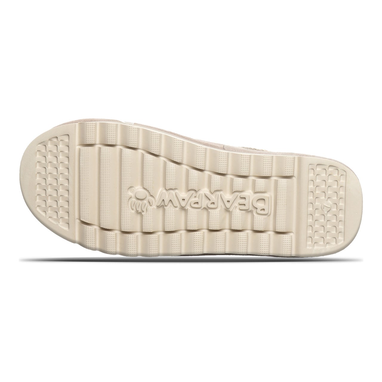 Bearpaw Arden Women's Easy-On Slippers - Stone - bottom view