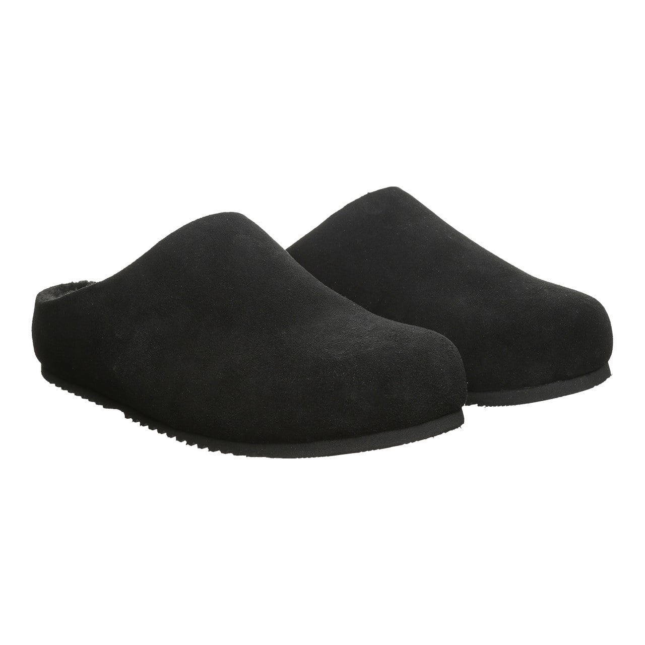 Bearpaw Atlas Men's Easy-On Slippers - Black - pair view