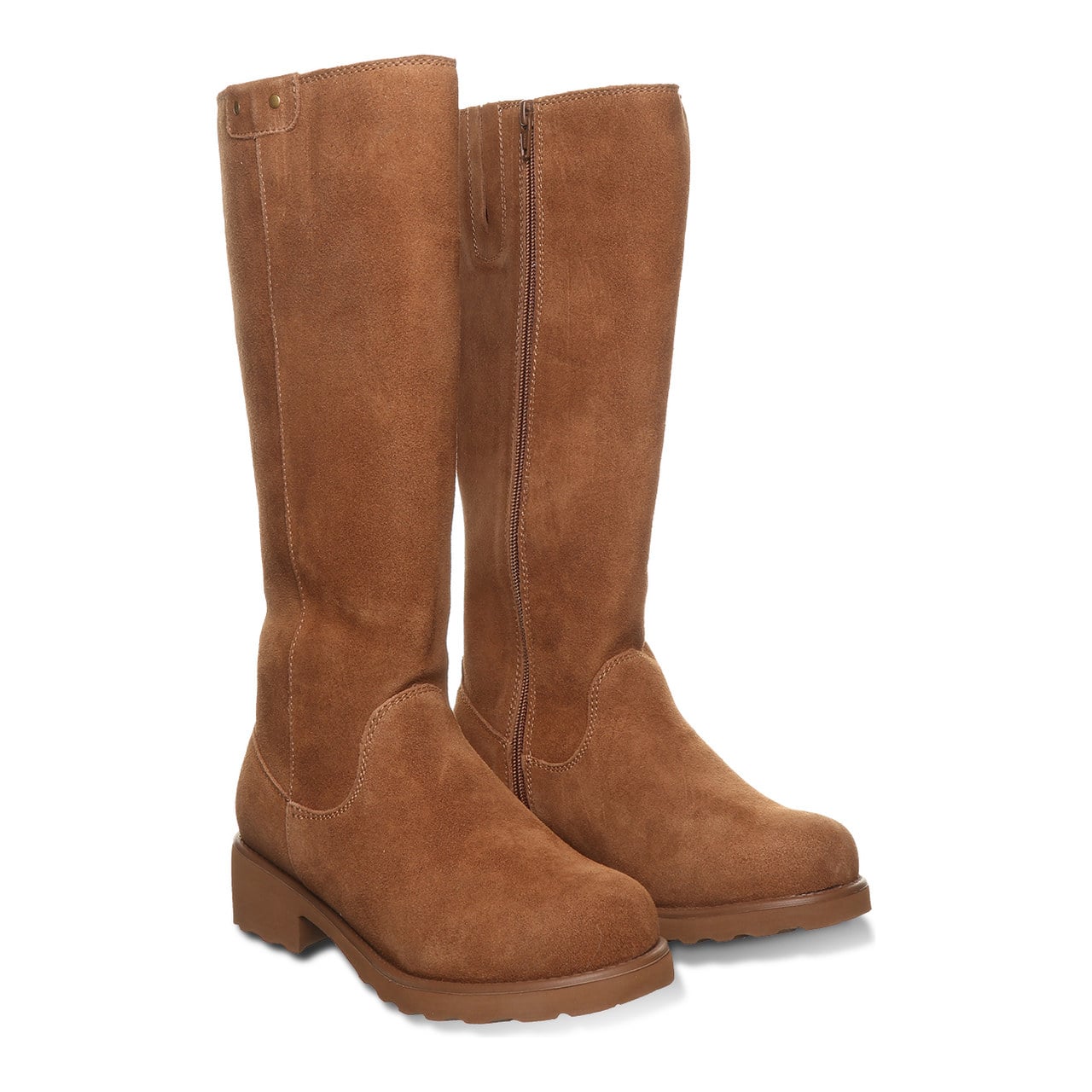 Bearpaw Audrina Women's Boots - 3297w - Women's Cozy Knee-high Fall Boots - Cinnamon - pair view