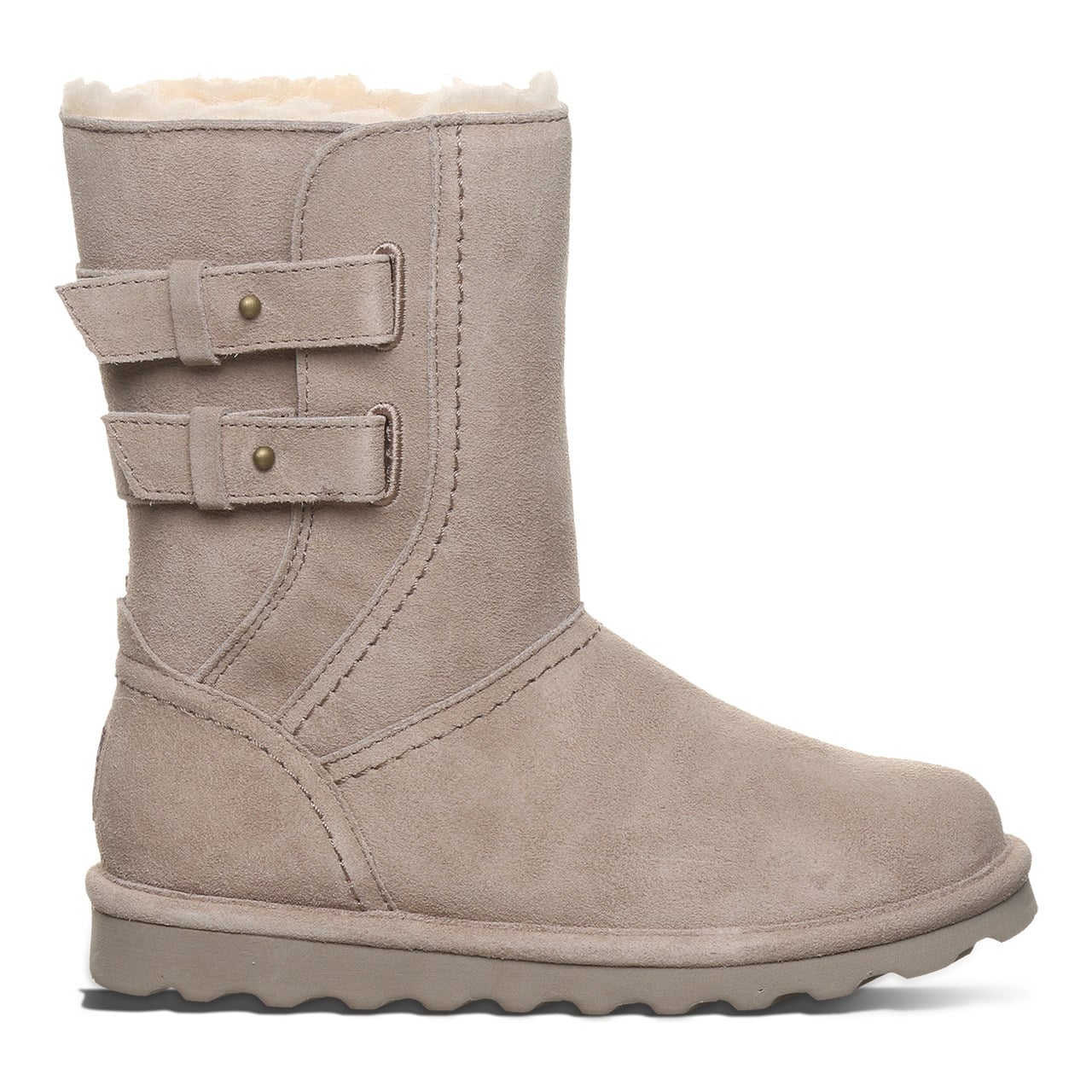 Bearpaw Aurelia Women's Winter Boots - 3124w - MUSHROOM - side view 2