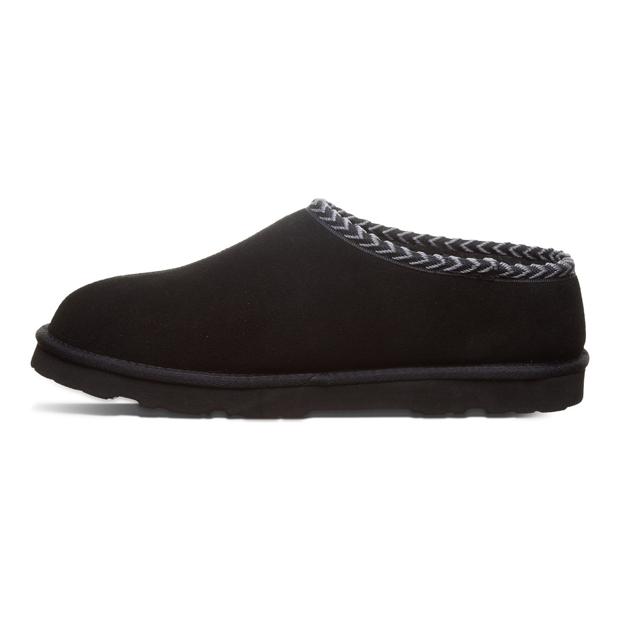Beau Men's Slippers By Bearpaw - 3048m - BLACK - side view