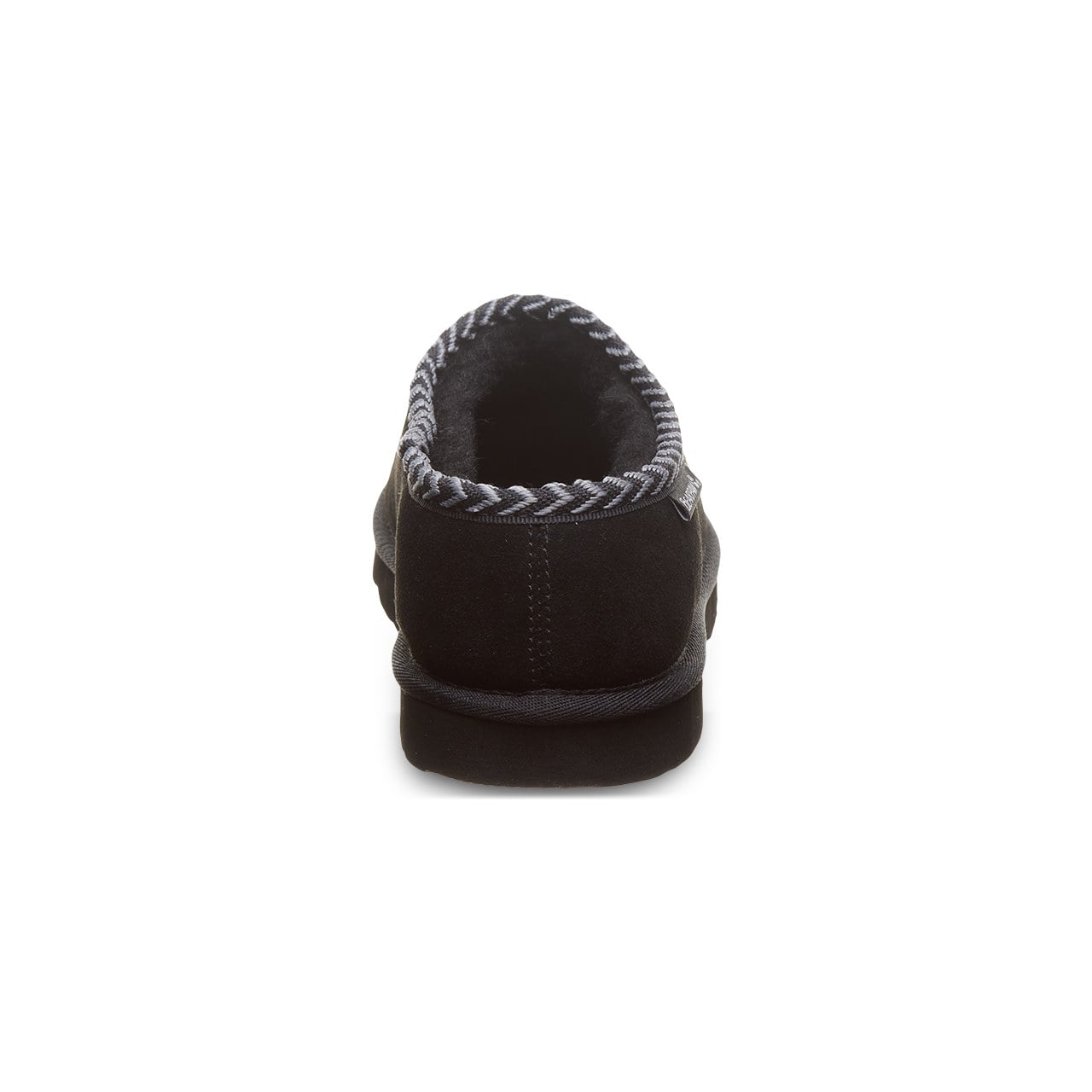 Beau Men's Slippers By Bearpaw - 3048m - BLACK - back view