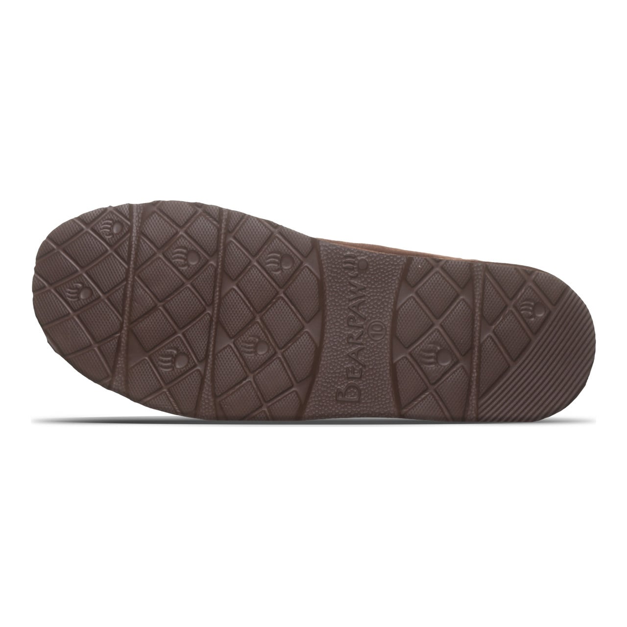 Beau Men's Slippers By Bearpaw - 3048m - Brown - bottom view